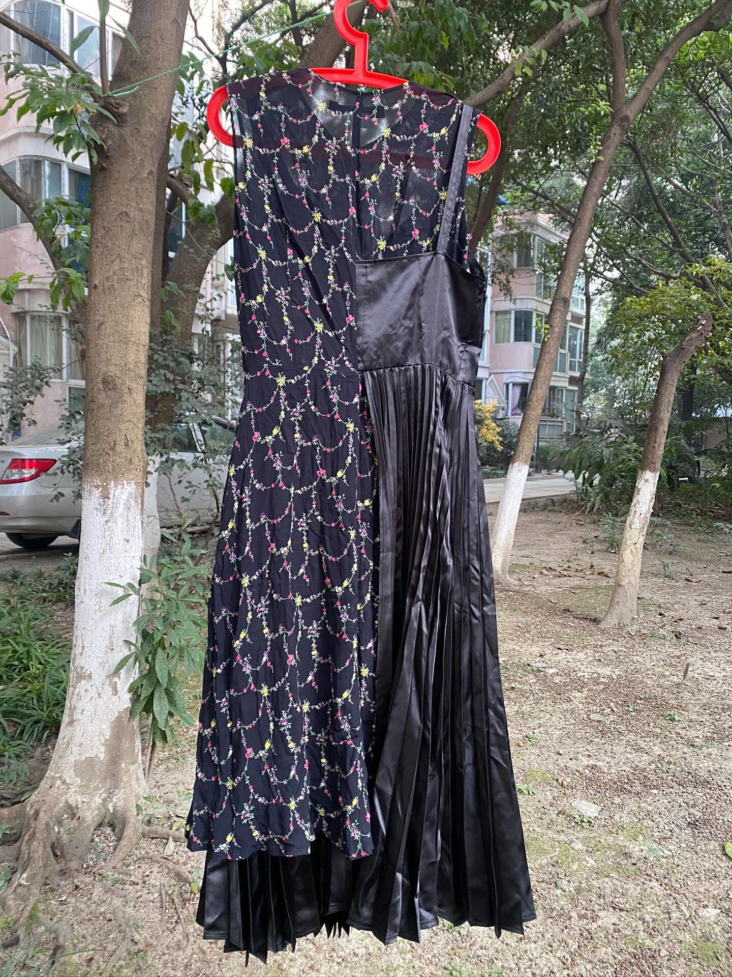 Junya Watanabe junya watanabe floral pleated dress Size M / US 6-8 / IT 42-44 - 3 Thumbnail
