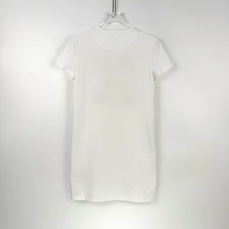Hermes Hermes White Printed Short-Sleeve Dress Size M / US 6-8 / IT 42-44 - 4 Thumbnail