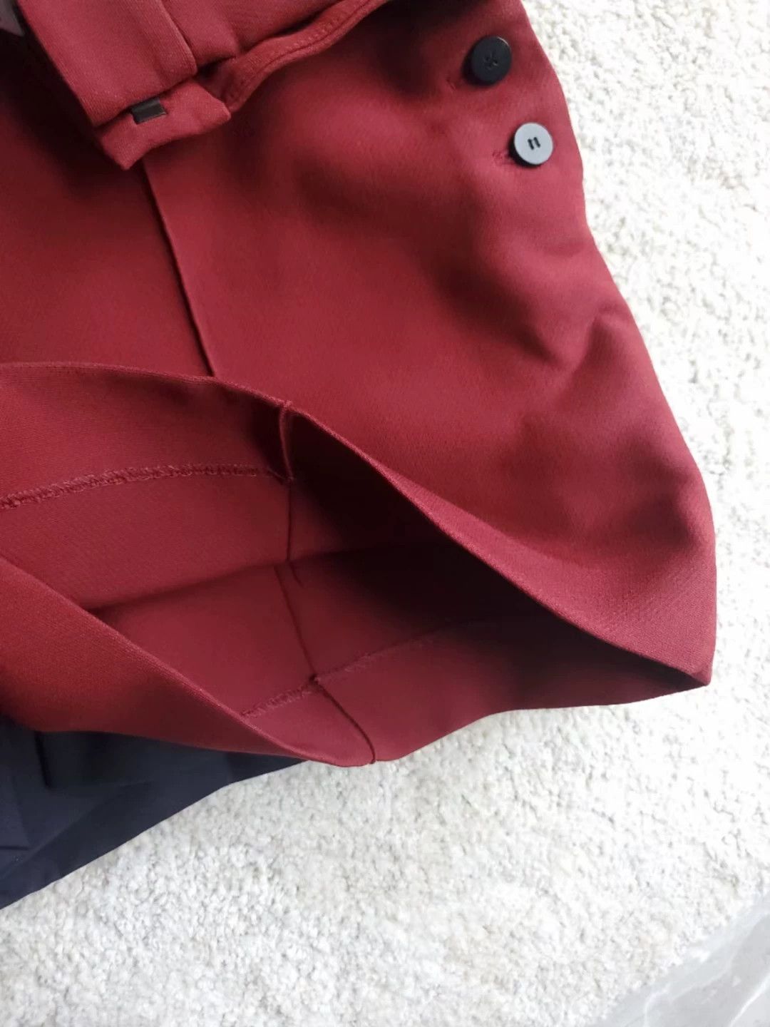 Dior brand new Dior burgundy high-waisted pants Size US 32 / EU 48 - 3 Thumbnail