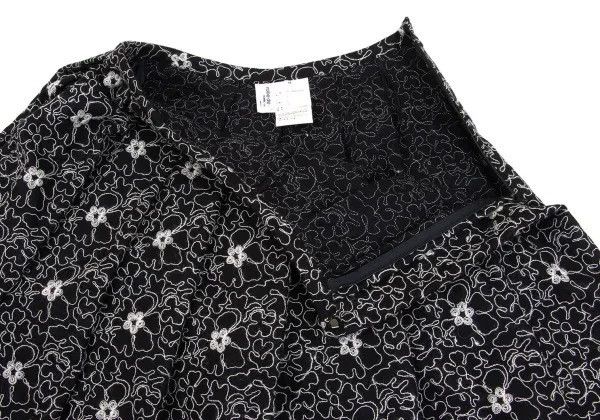 Comme des Garcons COMME des GARCONS Vintage Embroidered Skirt Size 26" / US 2 / IT 38 - 5 Thumbnail