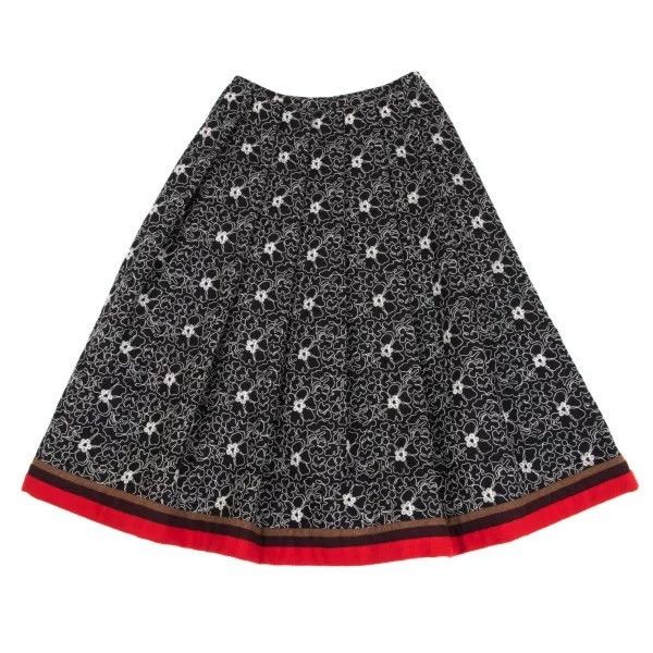 Comme des Garcons COMME des GARCONS Vintage Embroidered Skirt Size 26" / US 2 / IT 38 - 2 Thumbnail