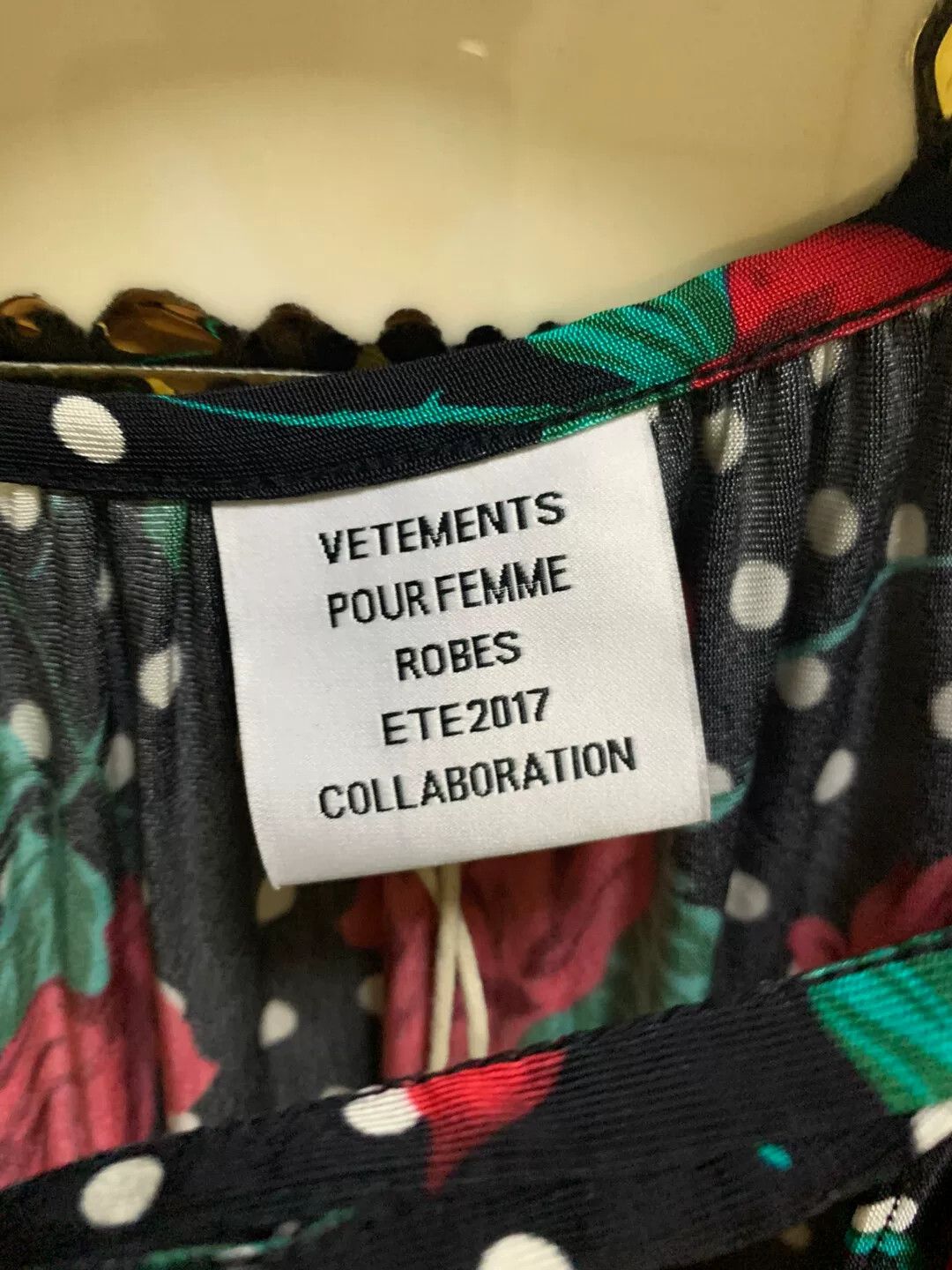 Vetements Vetements 2017 Floral Polka Dot Dress Size M / US 6-8 / IT 42-44 - 2 Thumbnail