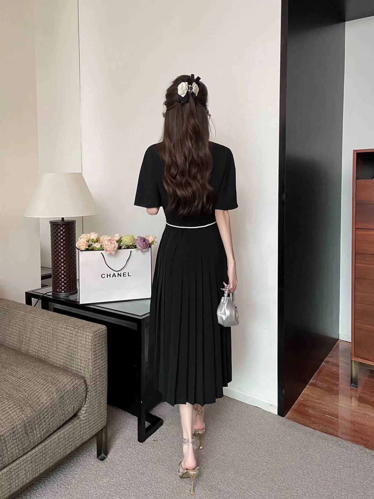 MiuMiu Short Sleeve Shirt Dress 2025