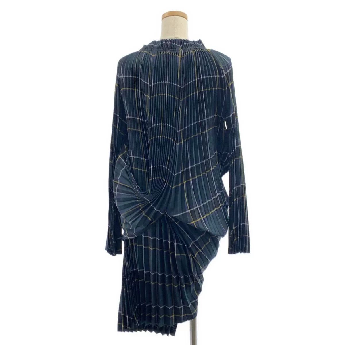 Junya Watanabe junya watanabe cdg 17aw plaid pleated dress Size M / US 6-8 / IT 42-44 - 2 Thumbnail