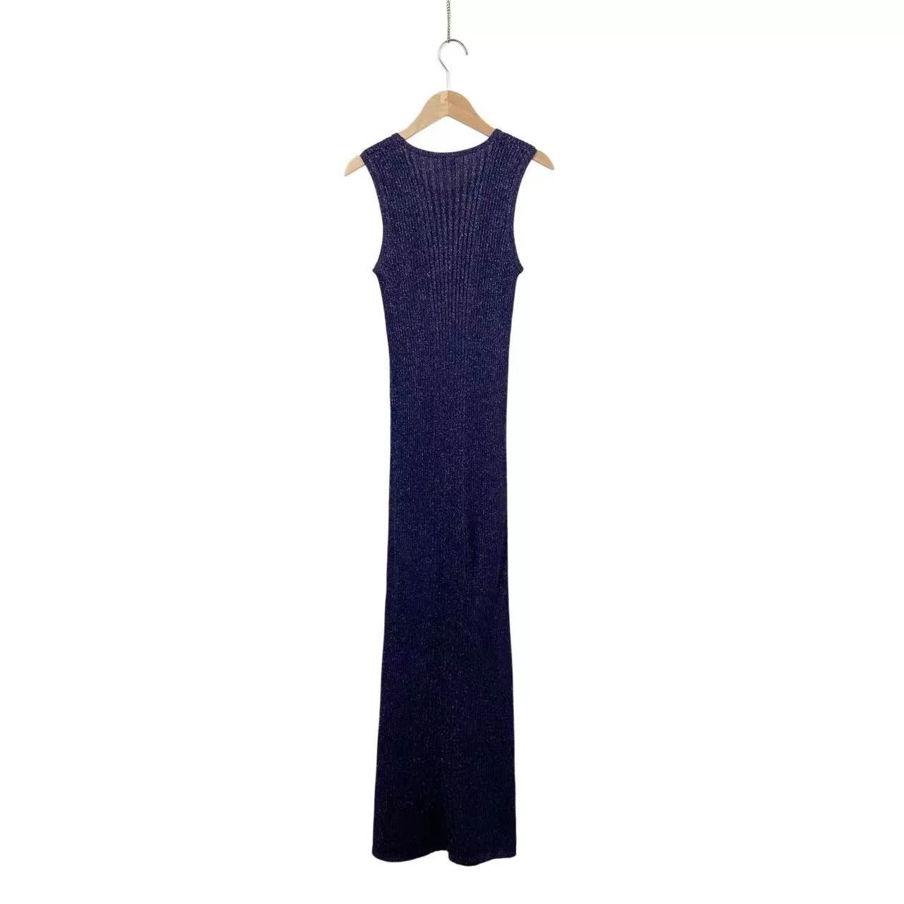 Loewe sleeveless knitted dress with logo Size M / US 6-8 / IT 42-44 - 2 Thumbnail