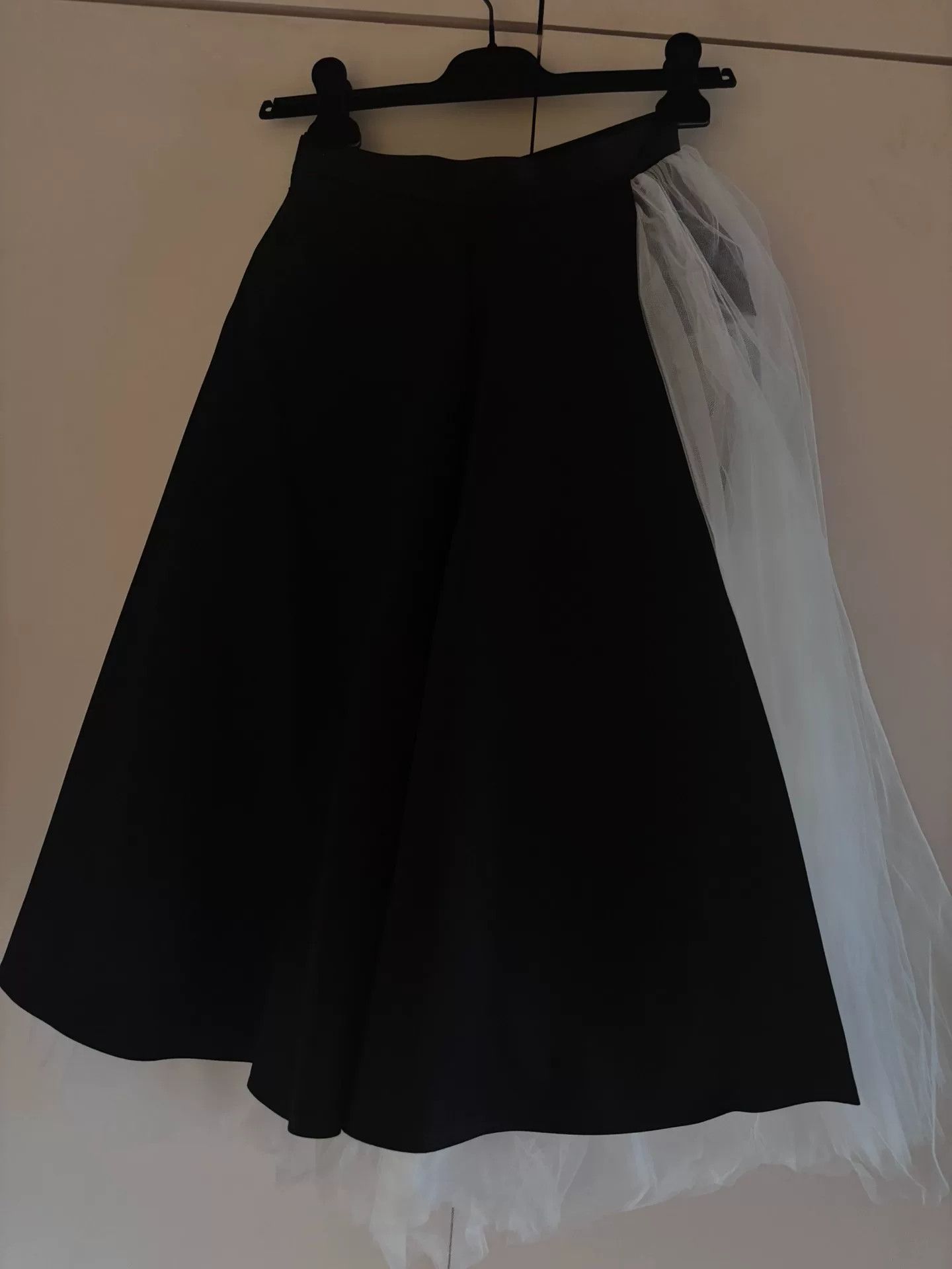 Junya Watanabe black and white layered tulle skirt Size 28" / US 6 / IT 42 - 2 Thumbnail