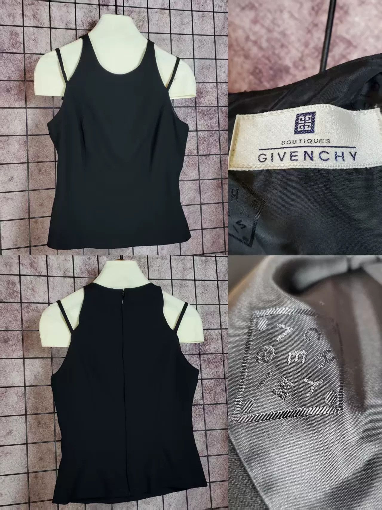Givenchy givenchy vintage sleeveless top with replacement buckle Size S / US 4 / IT 40 - 3 Thumbnail