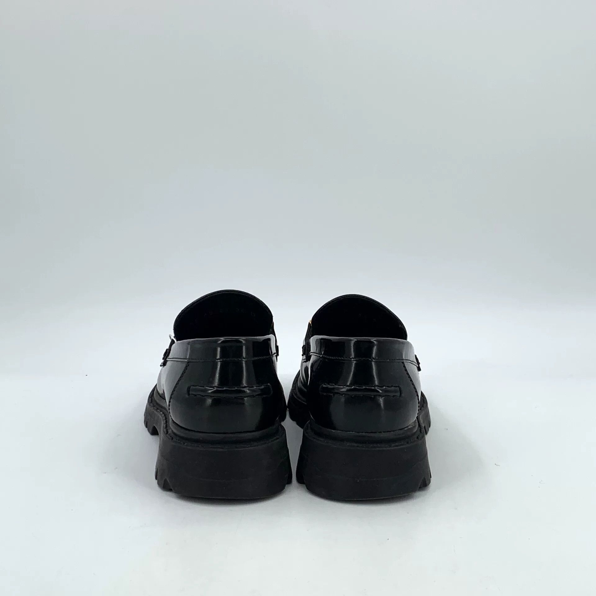 Dior Dior Black Logo Leather Loafers Size US 8 / IT 38 - 4 Thumbnail