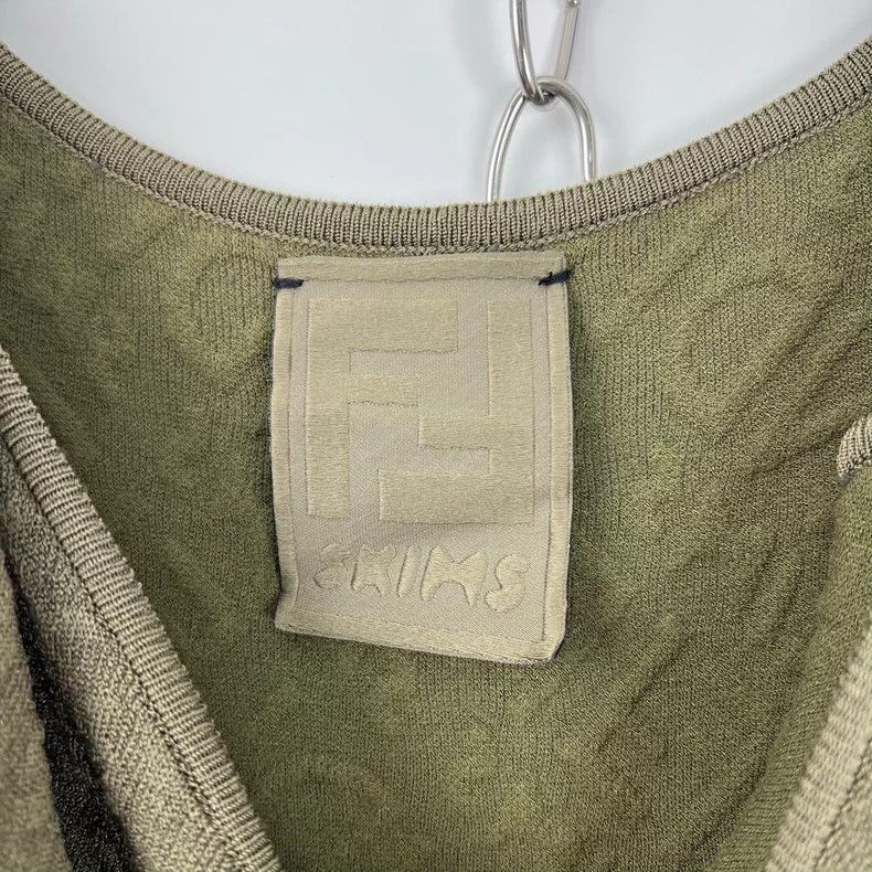 Fendi Fendi SKIMS Logo Bodycon Dress Size M / US 6-8 / IT 42-44 - 6 Thumbnail