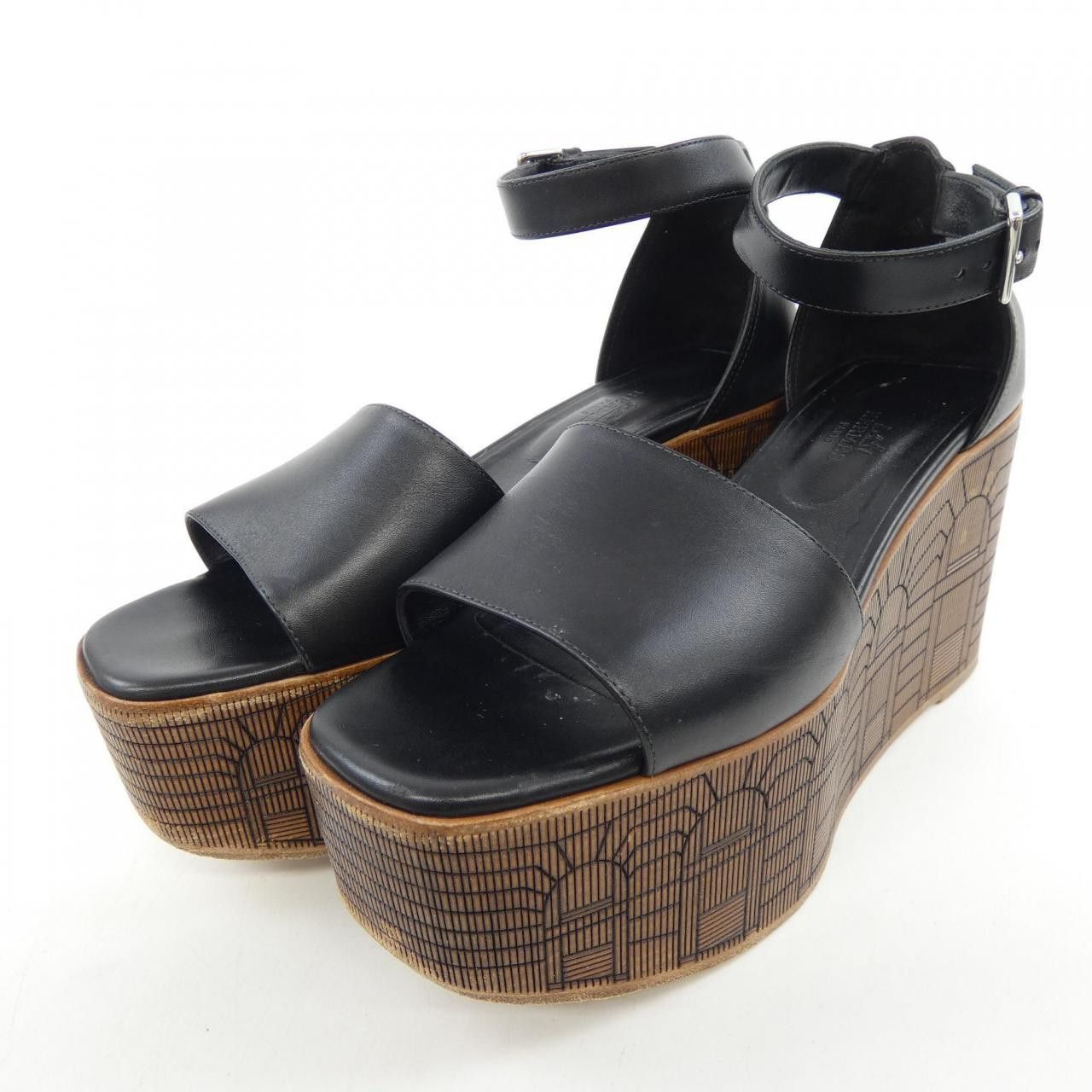 Hermes Hermes Hermes Illusion Calf Sandals Leather Shoes DUTY FREE for USA Size ONE SIZE - 3 Thumbnail
