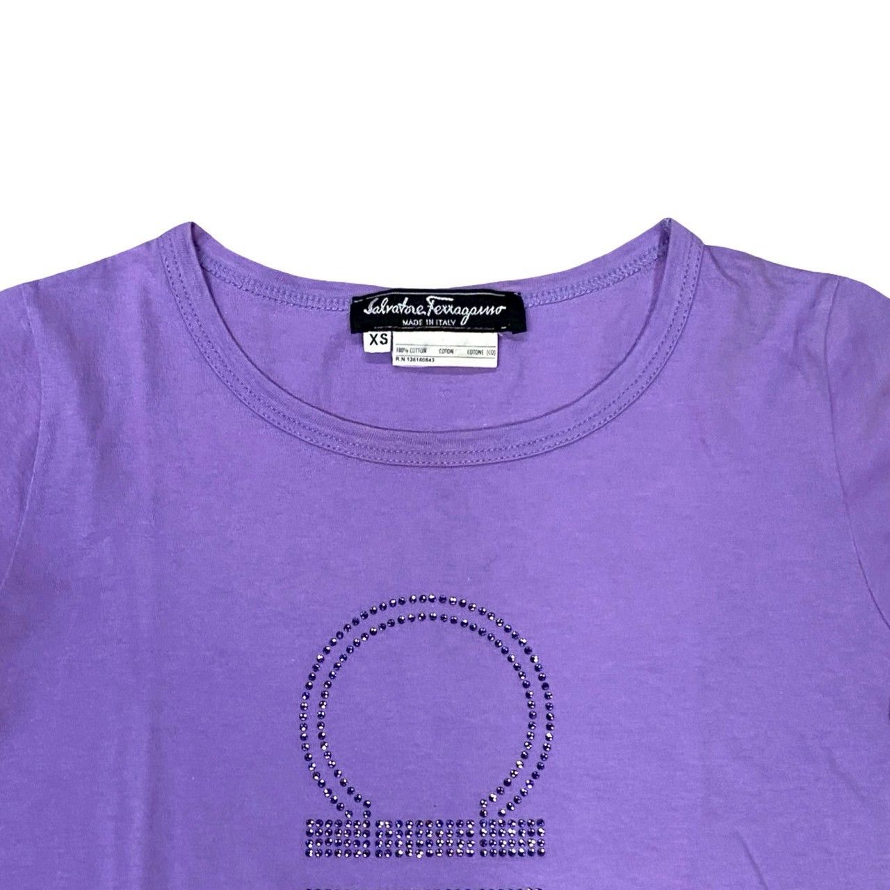 Salvatore Ferragamo Salvatore Ferragamo Salvatore Ferragamo Gancini Cotton T-shirt Cotton T-Shirts DUTY FREE for USA Size ONE SIZE - 7 Thumbnail