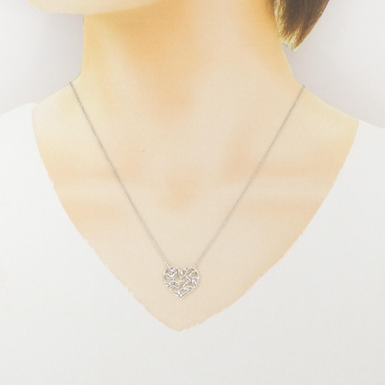 Tiffany & Co. Tiffany & Co. Tiffany Olive Leaf 925 Silver Necklace Metal Necklace 60022319 DUTY FREE for USA Size ONE SIZE - 6 Thumbnail