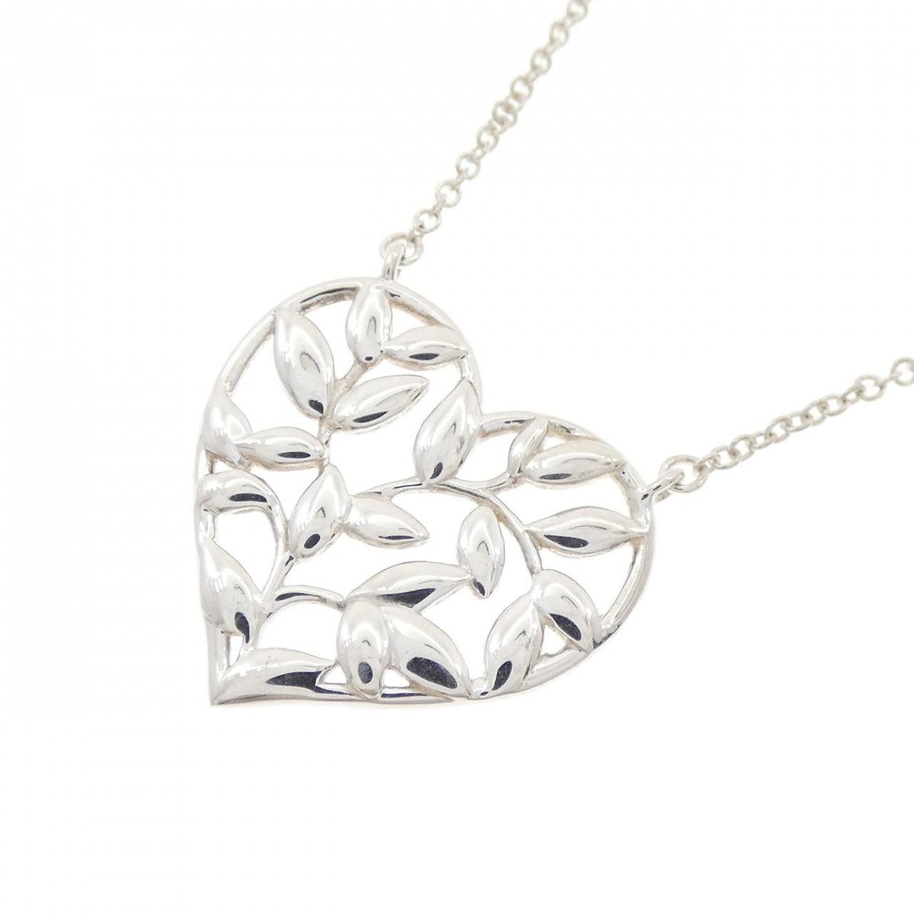 Tiffany & Co. Tiffany & Co. Tiffany Olive Leaf 925 Silver Necklace Metal Necklace 60022319 DUTY FREE for USA Size ONE SIZE - 3 Thumbnail