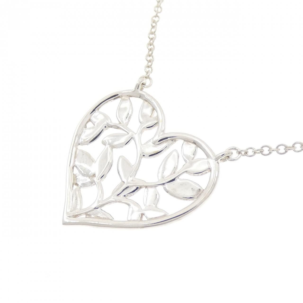 Tiffany & Co. Tiffany & Co. Tiffany Olive Leaf 925 Silver Necklace Metal Necklace 60022319 DUTY FREE for USA Size ONE SIZE - 4 Thumbnail