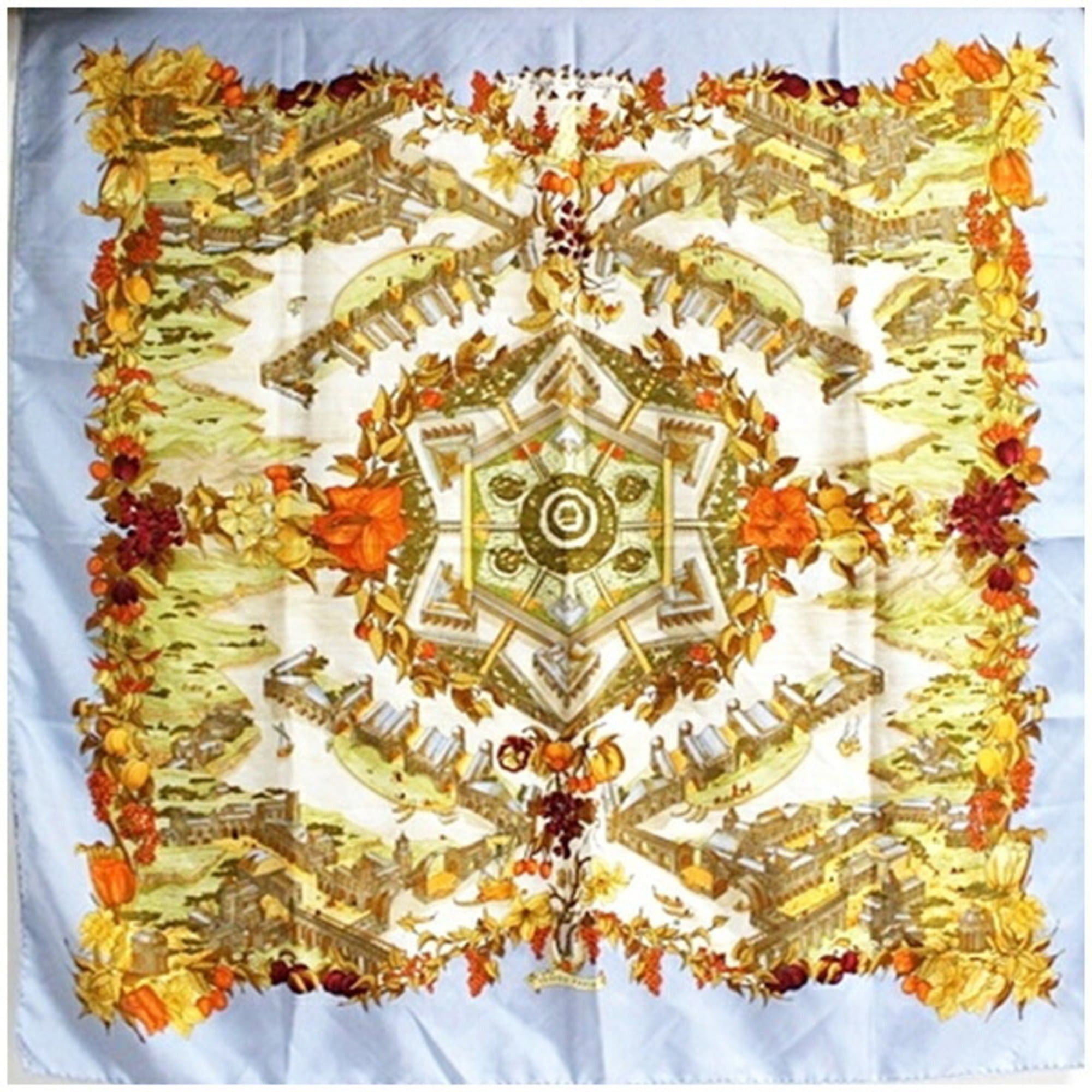 Hermes Hermes Scarf/Muffler Carré 90 "Au Pays de Cocagne" (In Paradise) for Women Size ONE SIZE - 2 Thumbnail