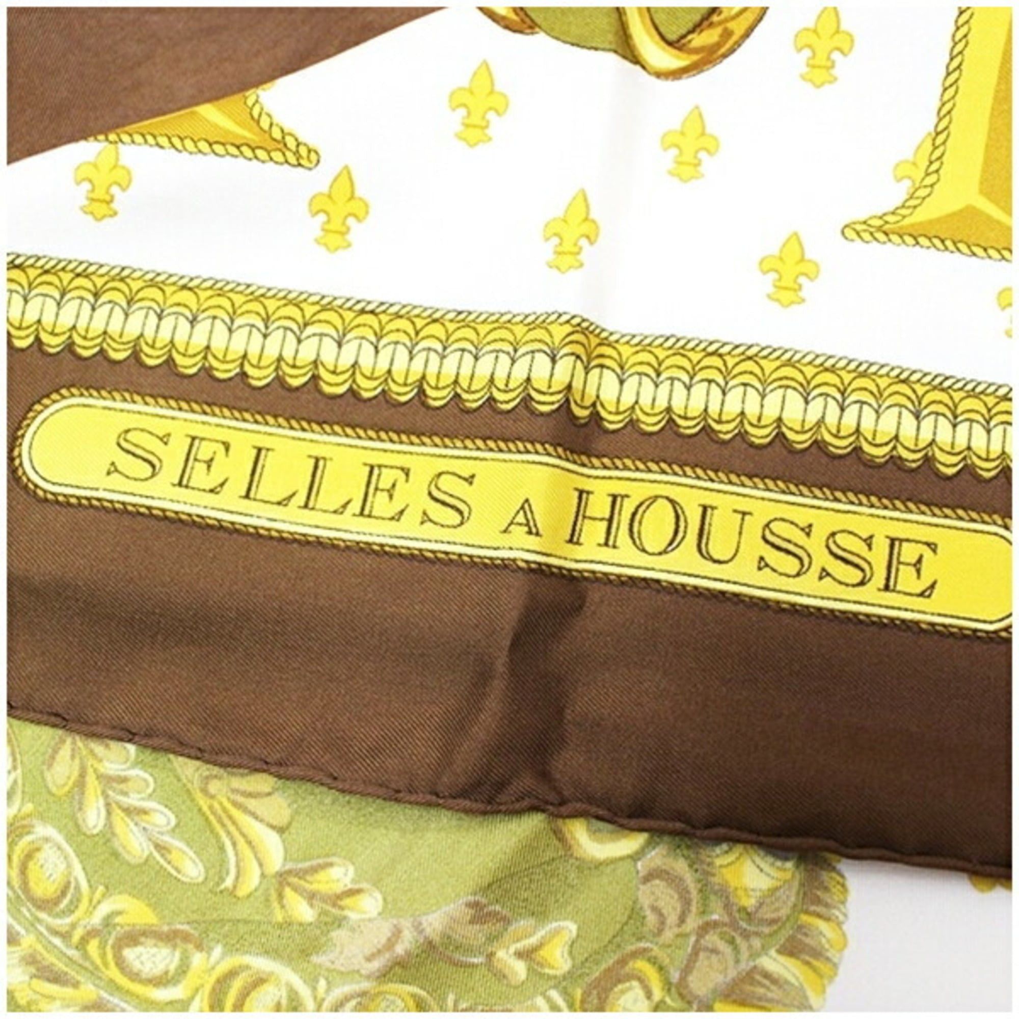 Hermes Hermes Scarf Muffler Carré 90 SELLES A HOUSSE Cover Stool HERMES Women's Size ONE SIZE - 5 Thumbnail