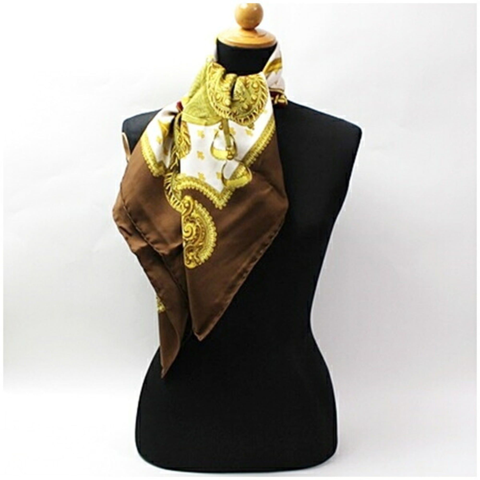 Hermes Hermes Scarf Muffler Carré 90 SELLES A HOUSSE Cover Stool HERMES Women's Size ONE SIZE - 4 Thumbnail