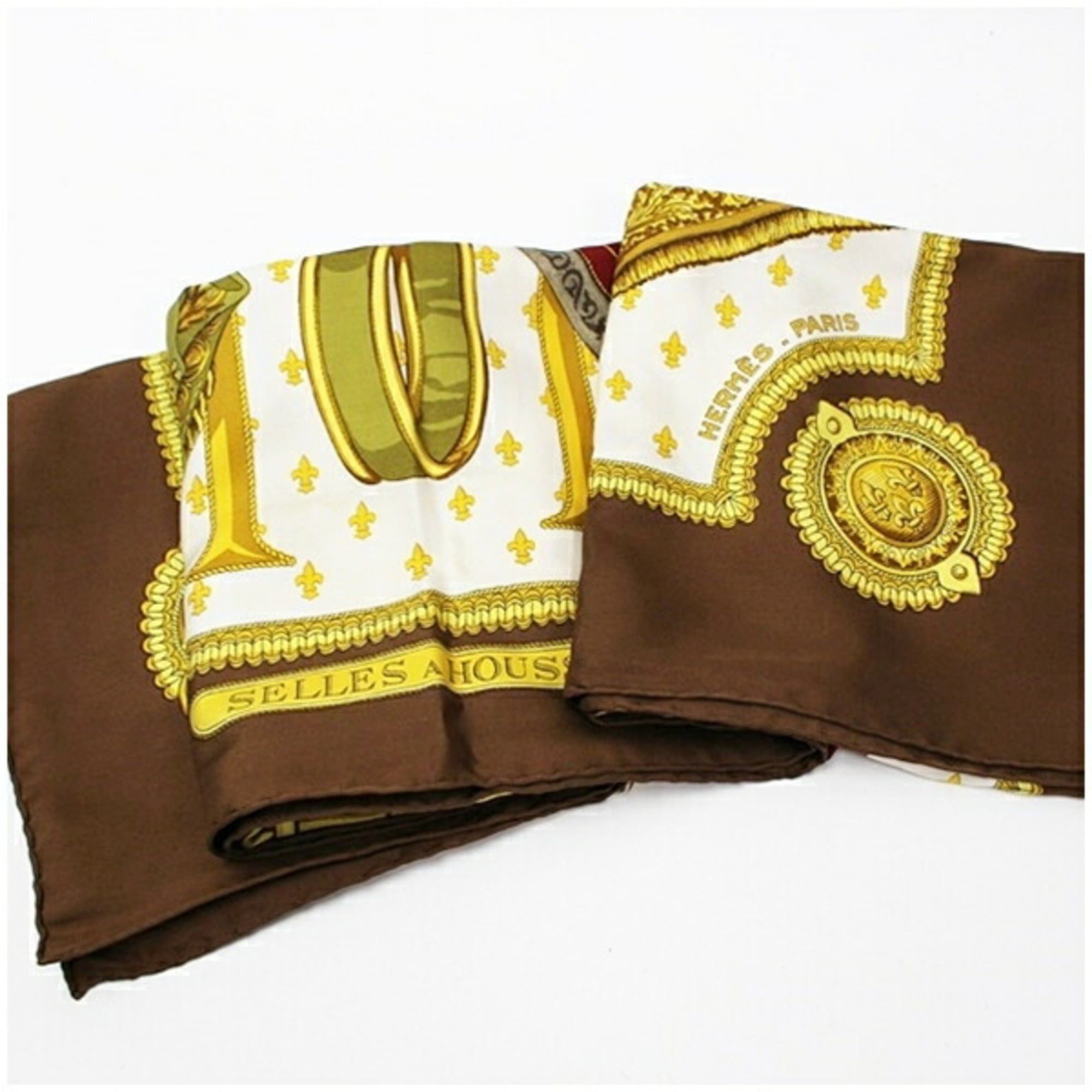 Hermes Hermes Scarf Muffler Carré 90 SELLES A HOUSSE Cover Stool HERMES Women's Size ONE SIZE - 8 Thumbnail