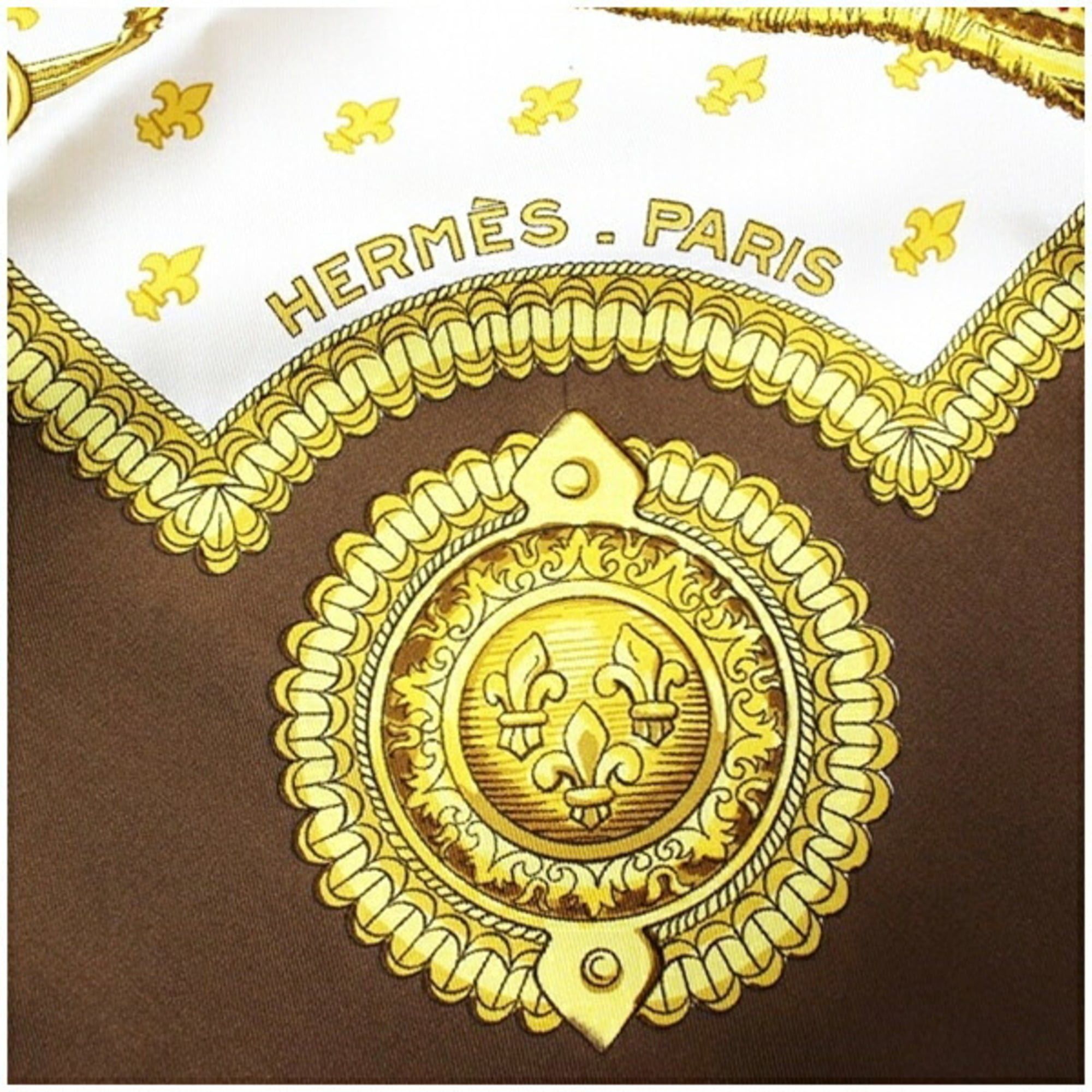 Hermes Hermes Scarf Muffler Carré 90 SELLES A HOUSSE Cover Stool HERMES Women's Size ONE SIZE - 6 Thumbnail