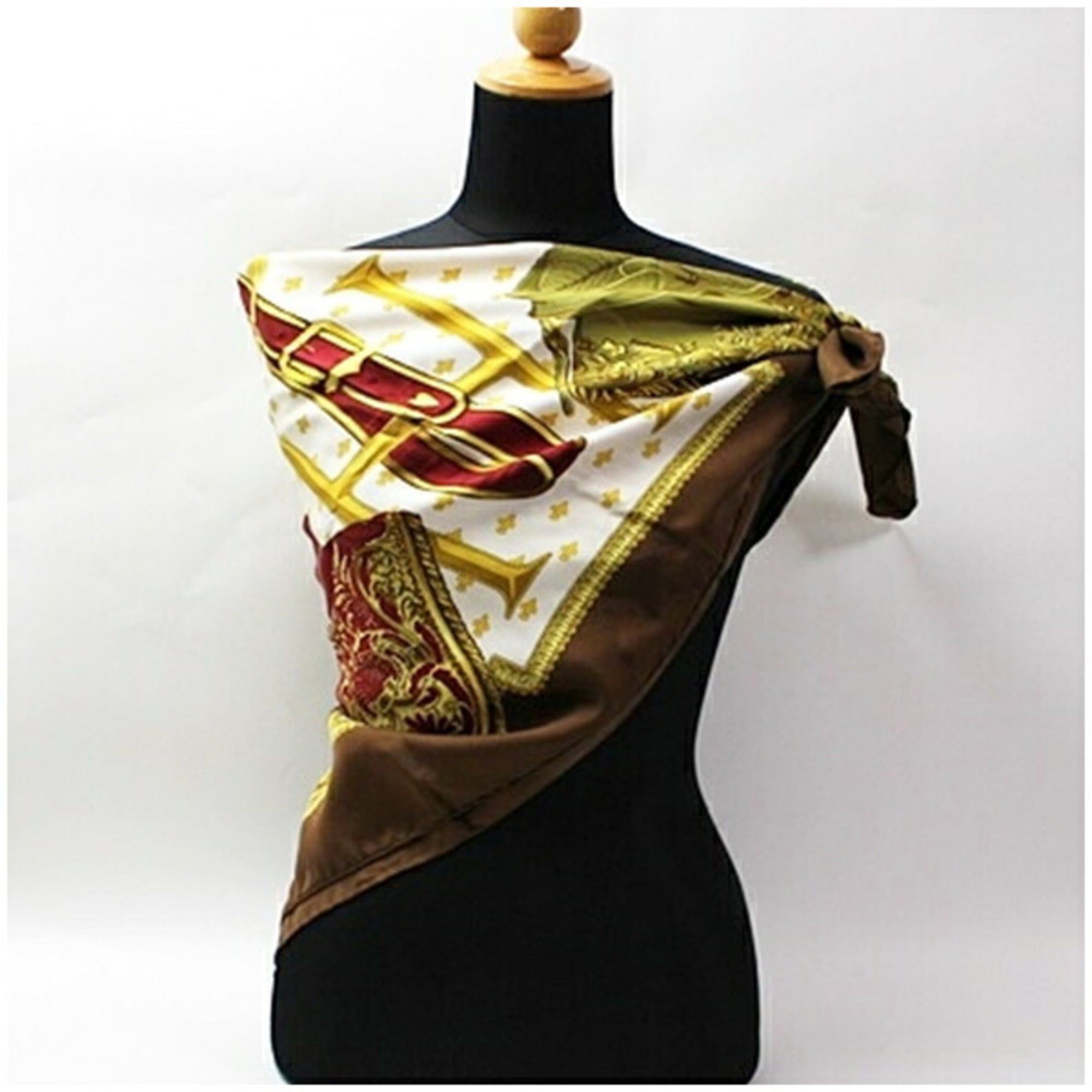 Hermes Hermes Scarf Muffler Carré 90 SELLES A HOUSSE Cover Stool HERMES Women's Size ONE SIZE - 3 Thumbnail