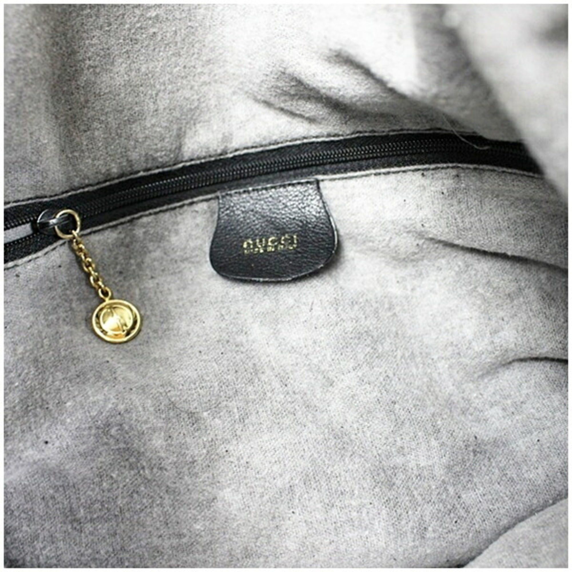 Gucci Gucci Bamboo Shoulder Bag in Black Leather for Women Size ONE SIZE - 8 Thumbnail