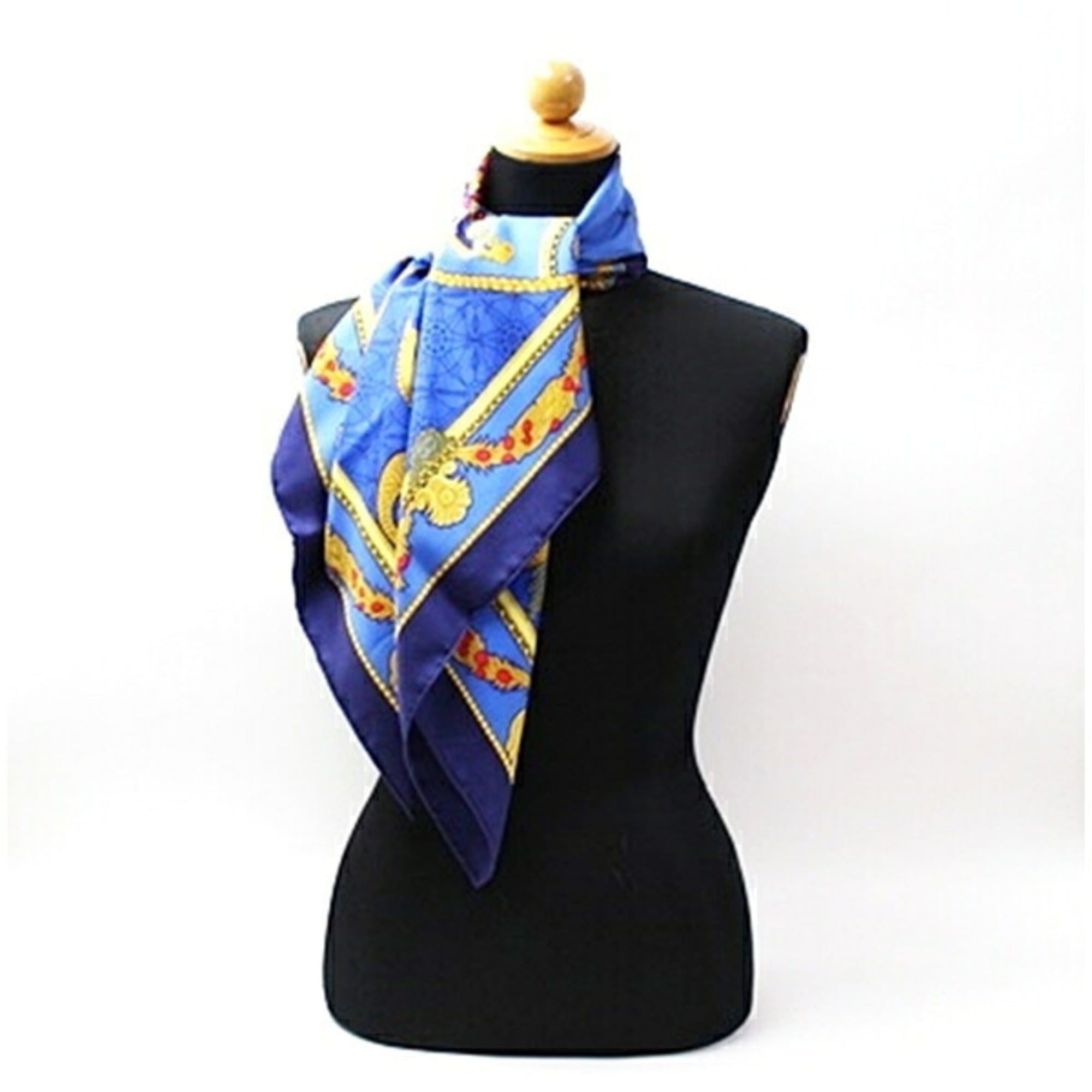 Hermes Hermès Carré 90 Scarf, Les Bissome de Venise, Venice Boat Festival, HERMES Women's Size ONE SIZE - 4 Thumbnail