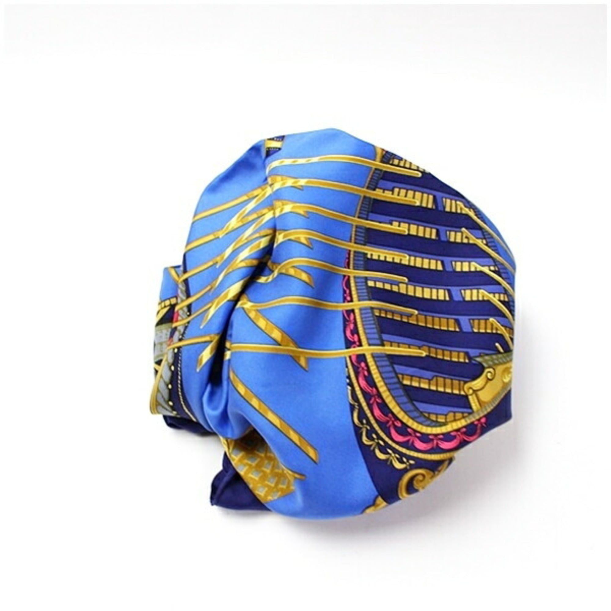 Hermes Hermès Carré 90 Scarf, Les Bissome de Venise, Venice Boat Festival, HERMES Women's Size ONE SIZE - 6 Thumbnail