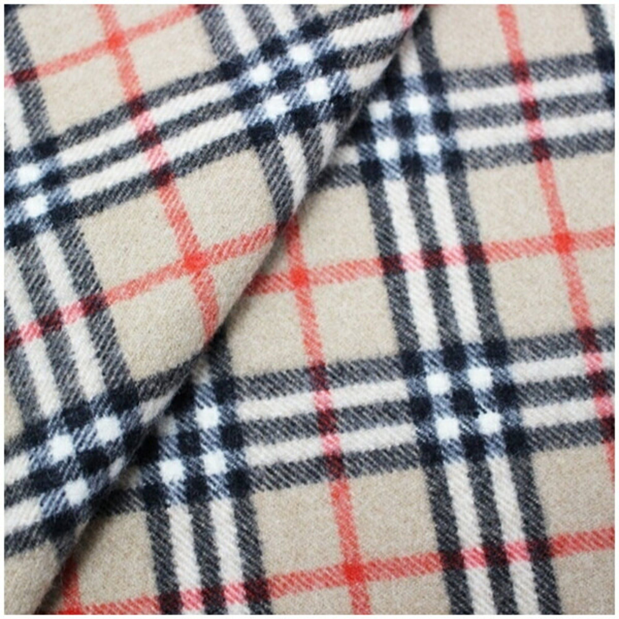 Burberry Burberry Cashmere Scarf, Camel x Check, 122 26 cm, Men's and Women's Size ONE SIZE - 6 Thumbnail