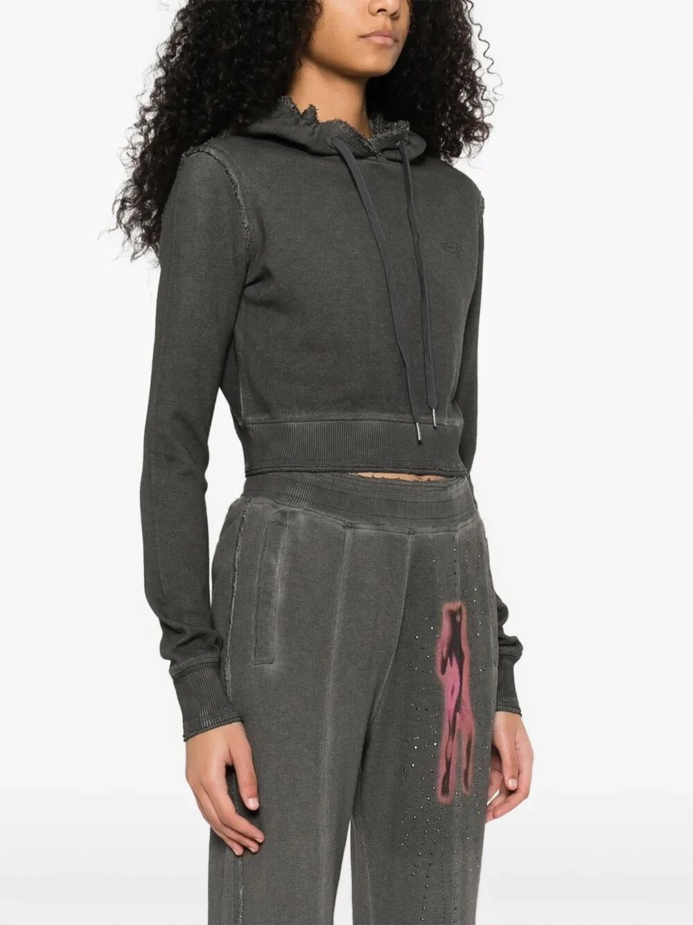 Diesel `F-Slimmy-Hood-S3` Hooded Sweater Size M / US 6-8 / IT 42-44 - 5 Thumbnail