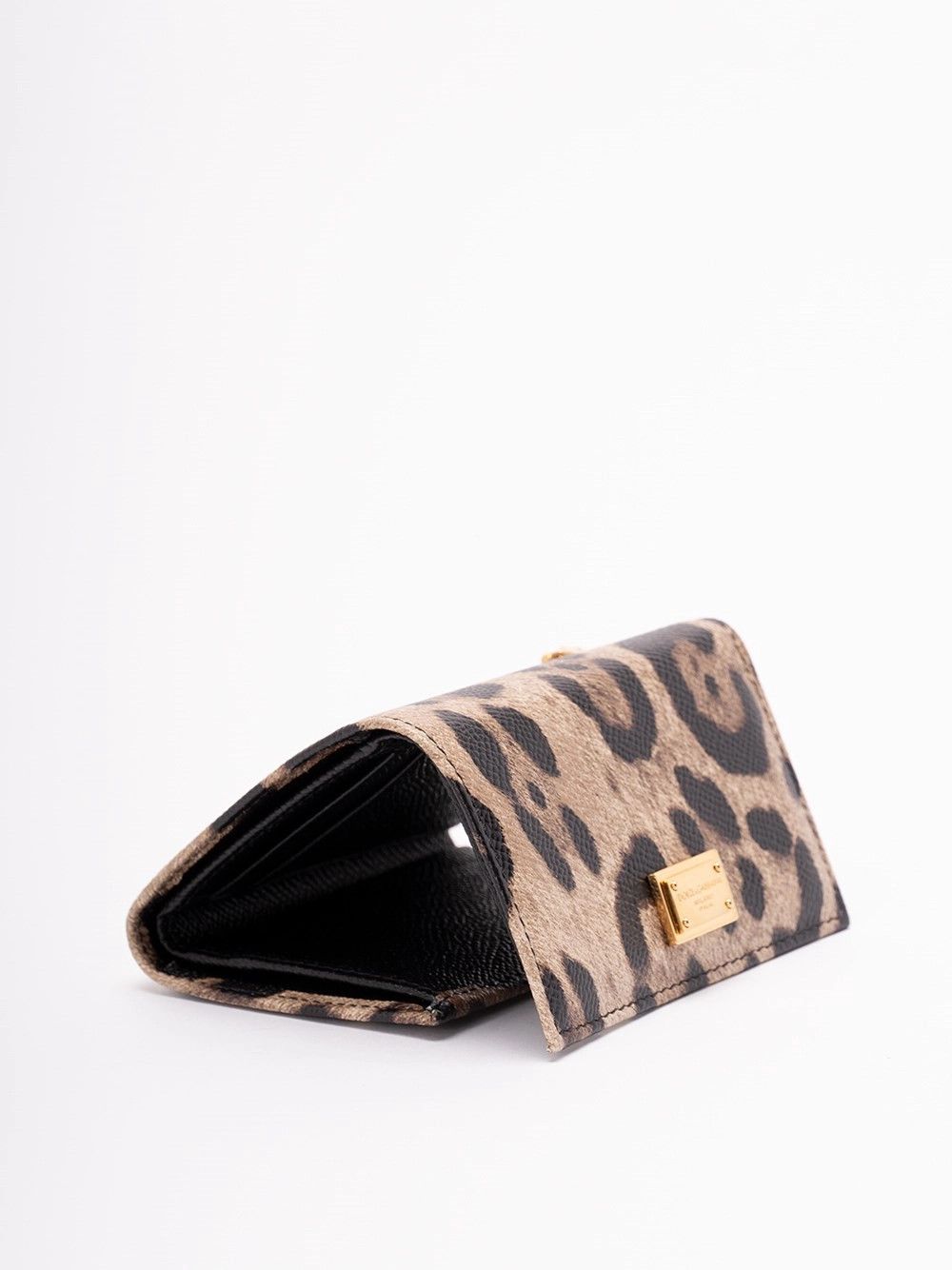Dolce & Gabbana Leopard Print Wallet Size ONE SIZE - 5 Thumbnail