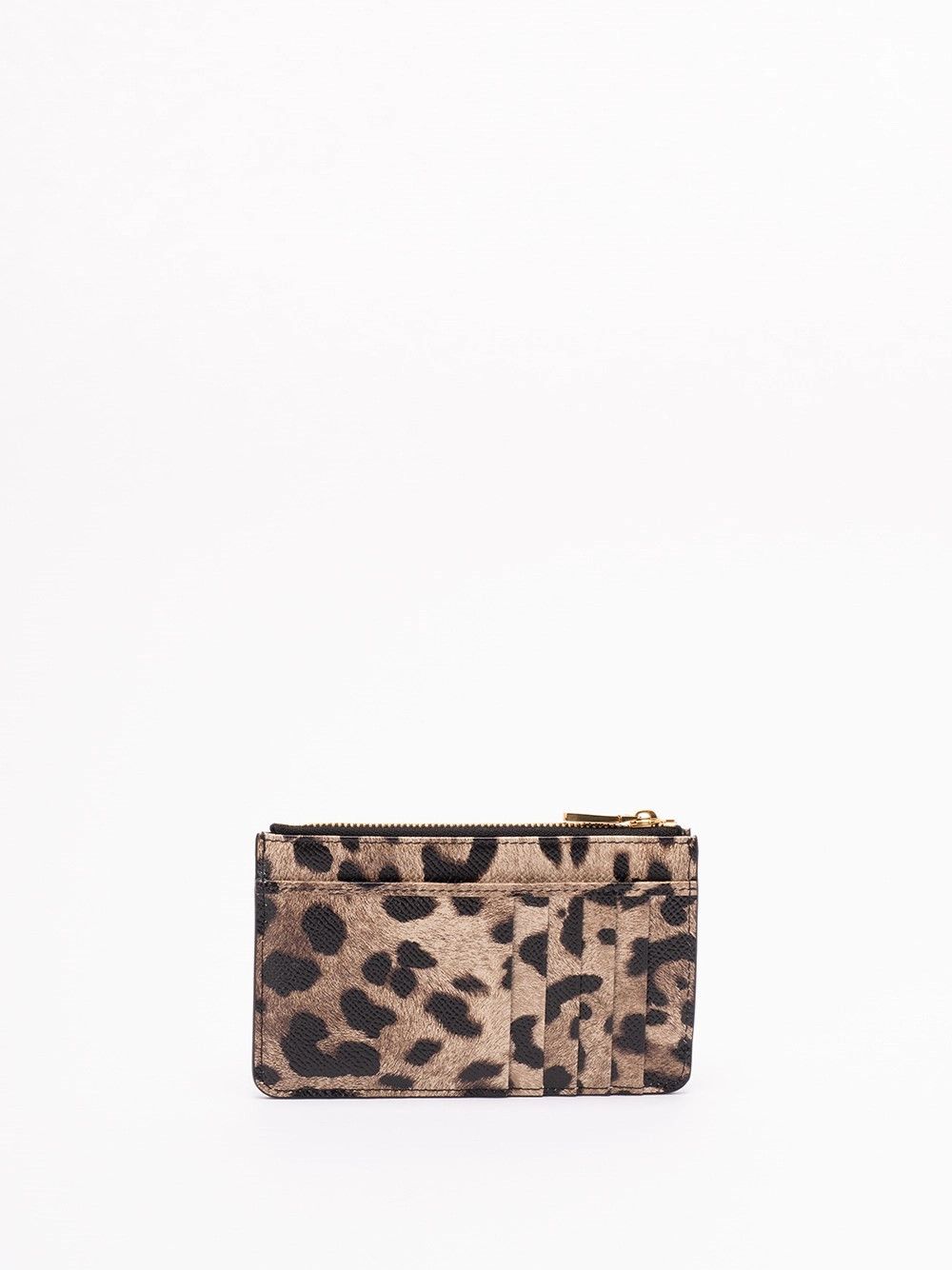 Dolce & Gabbana Leopard Print Card Holder Size ONE SIZE - 2 Thumbnail