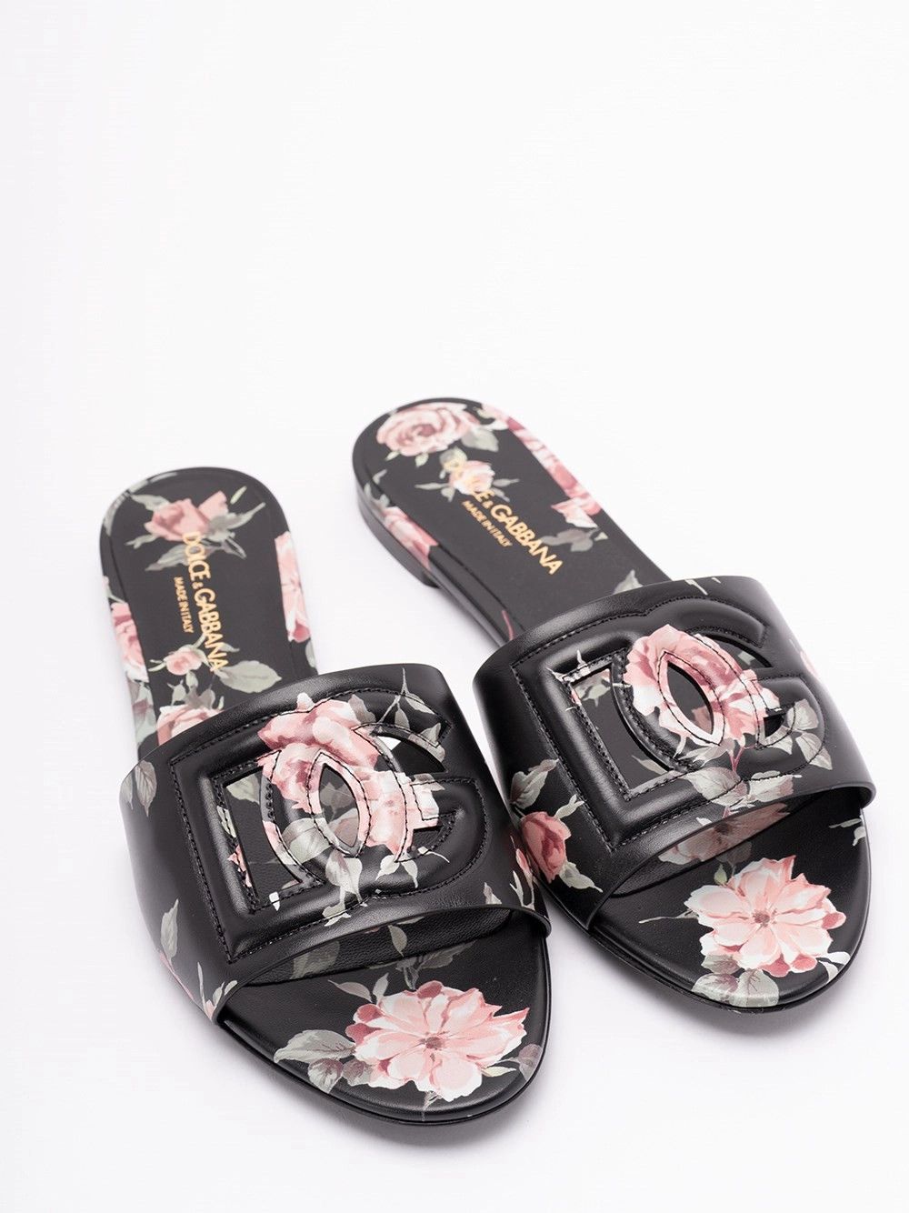 Dolce & Gabbana Sliders with Florar Print Size US 9 / IT 39 - 5 Thumbnail
