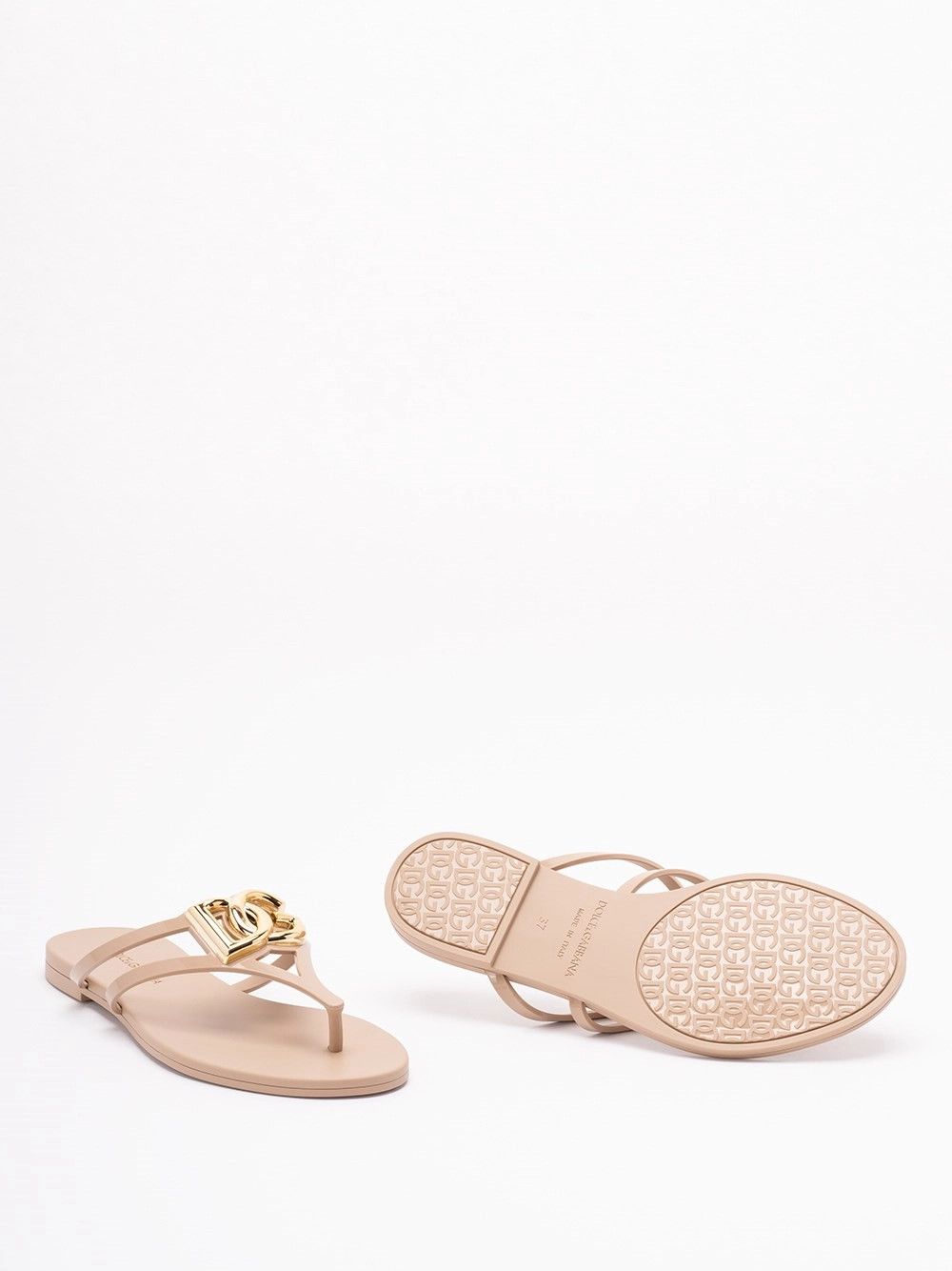Dolce & Gabbana Rubber Flip Flops Size US 6 / IT 36 - 4 Thumbnail