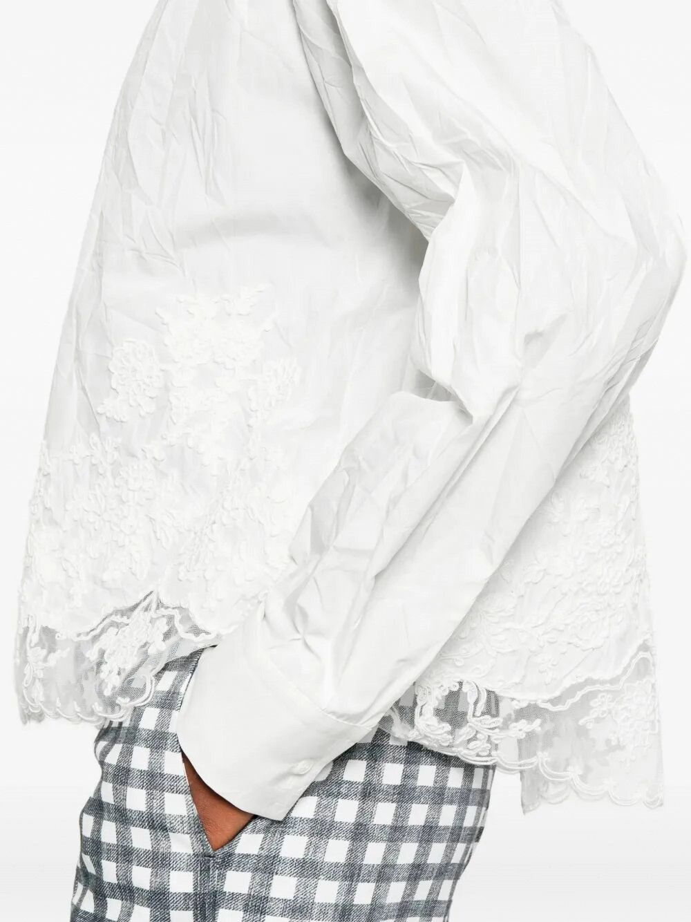 Ermanno Scervino Shirt With Embroidery Size M / US 6-8 / IT 42-44 - 5 Thumbnail