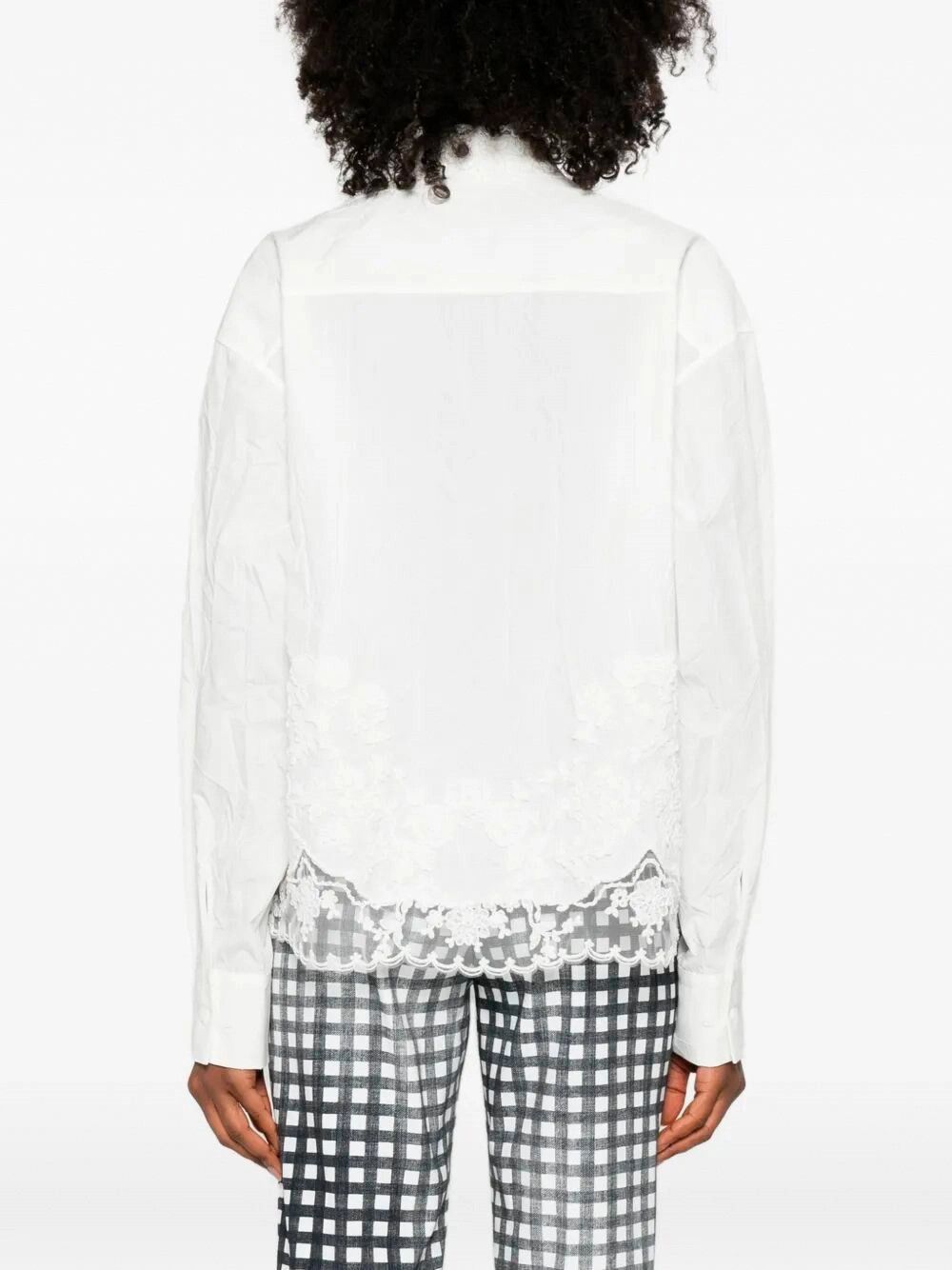 Ermanno Scervino Shirt With Embroidery Size M / US 6-8 / IT 42-44 - 4 Thumbnail
