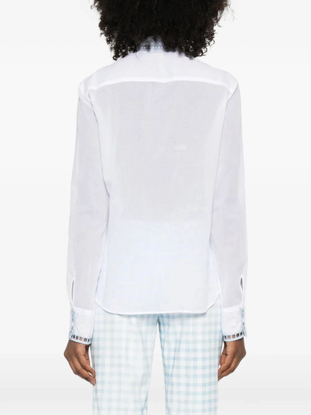 Ermanno Scervino Shirt With Embroidery Size M / US 6-8 / IT 42-44 - 3 Thumbnail