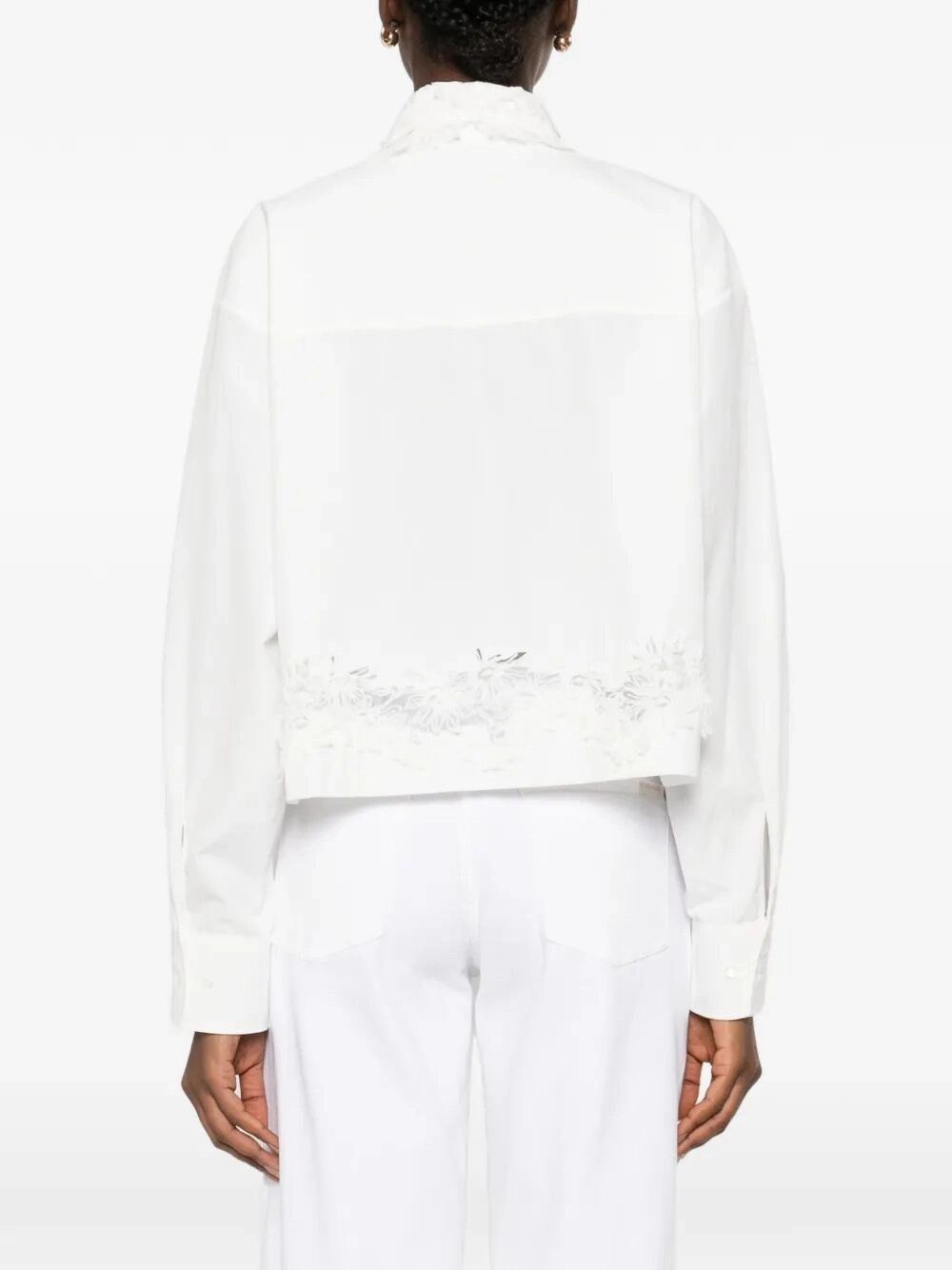 Ermanno Scervino Shirt With Embroidery Size M / US 6-8 / IT 42-44 - 3 Thumbnail