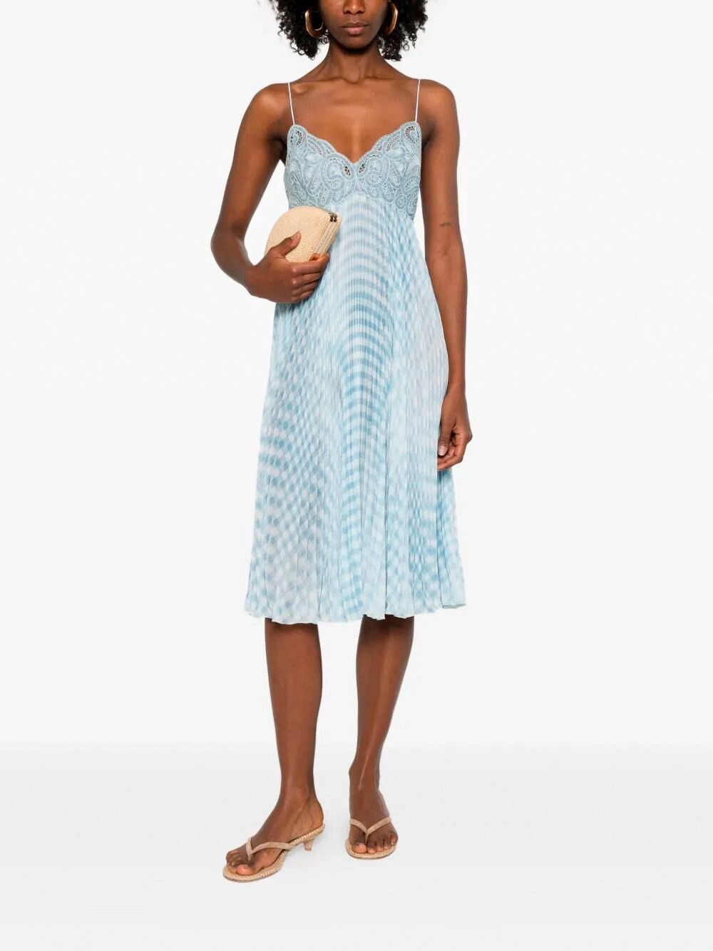 Ermanno Scervino Dress With Embroidery Size M / US 6-8 / IT 42-44 - 2 Thumbnail