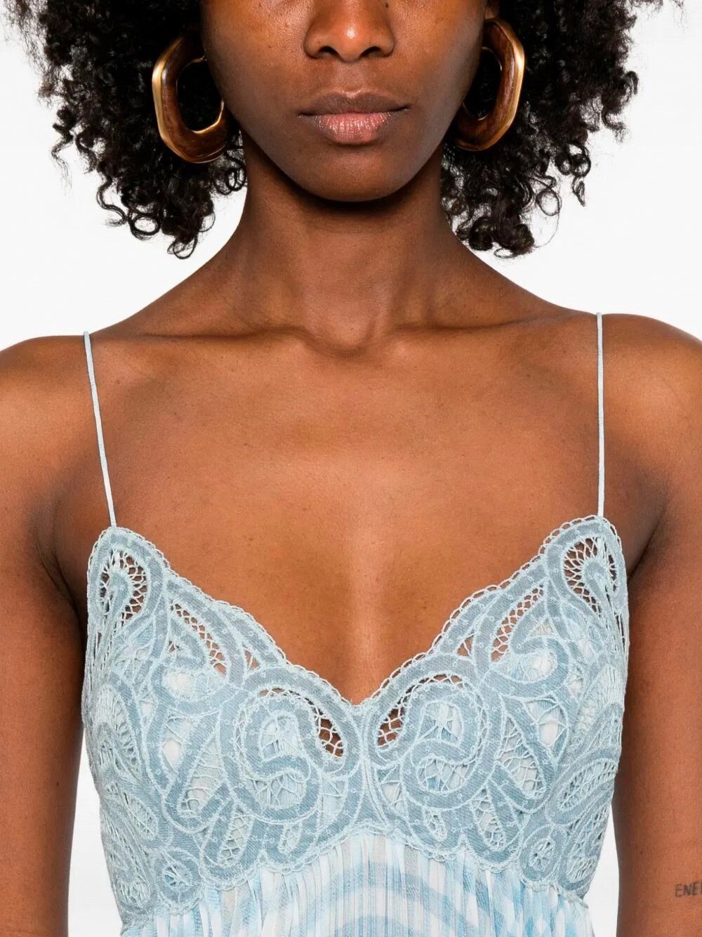 Ermanno Scervino Dress With Embroidery Size M / US 6-8 / IT 42-44 - 5 Thumbnail