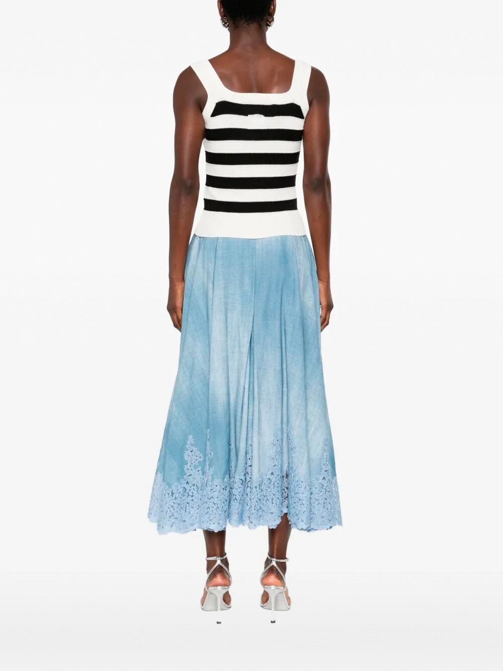 Ermanno Scervino Knit Tank Top Size M / US 6-8 / IT 42-44 - 4 Thumbnail