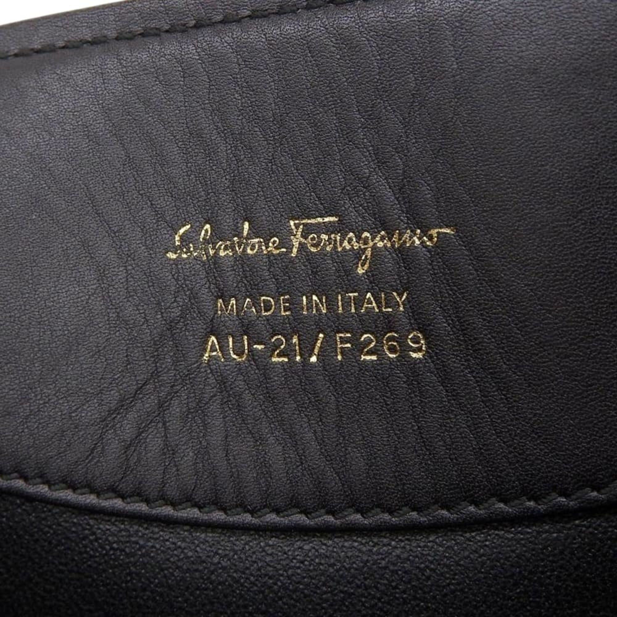 Salvatore Ferragamo Salvatore Ferragamo shoulder bag AU 21 F269, handbag, black leather. Size ONE SIZE - 9 Thumbnail