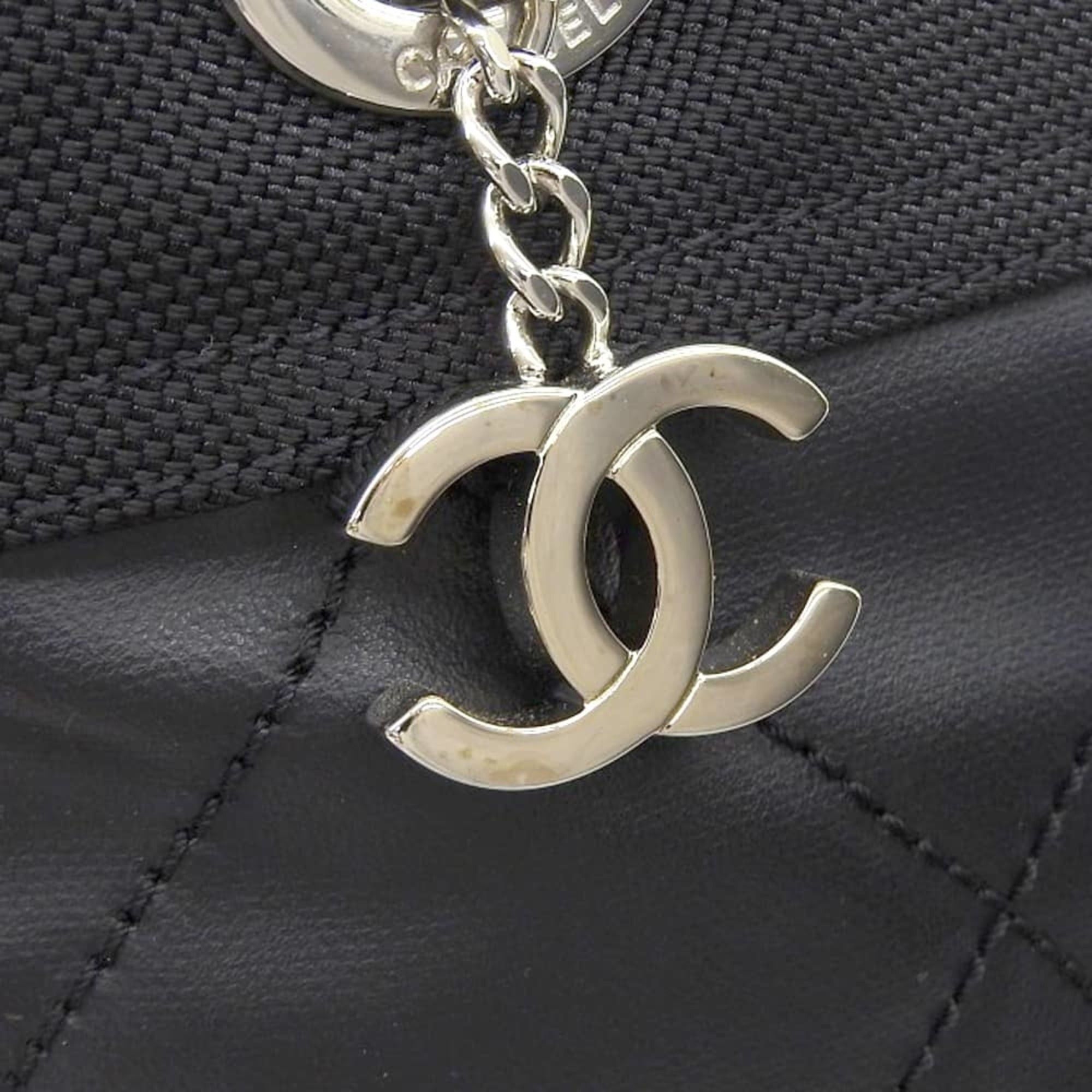 Chanel Like new CHANEL Paris-Biarritz PM A34208 with seal, 1 hand tote bag, coated canvas, black Size ONE SIZE - 6 Thumbnail