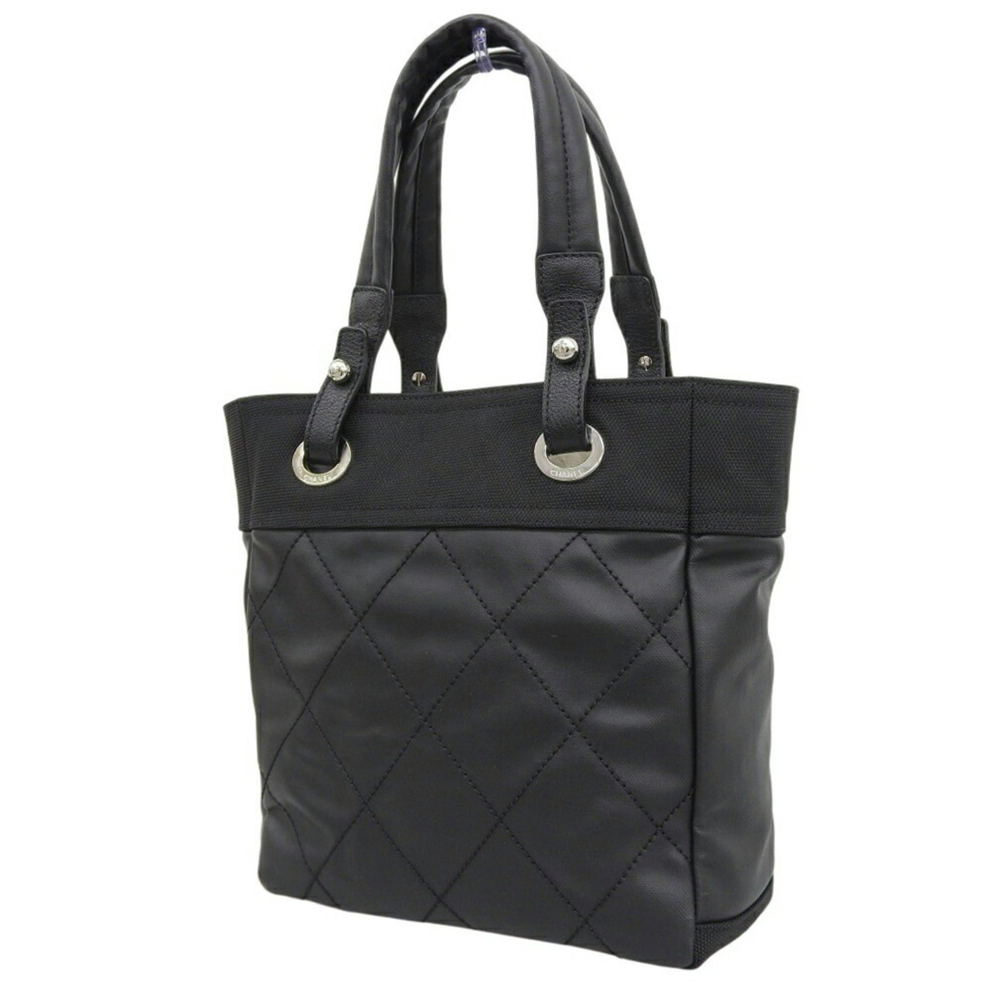 Chanel Like new CHANEL Paris-Biarritz PM A34208 with seal, 1 hand tote bag, coated canvas, black Size ONE SIZE - 2 Thumbnail