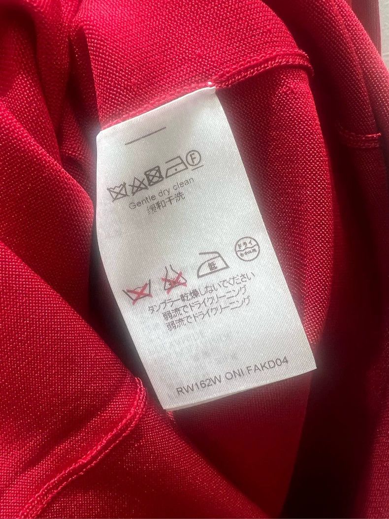 Louis Vuitton Louis Vuitton Red Silk Wool Dress M Size M / US 6-8 / IT 42-44 - 8 Thumbnail