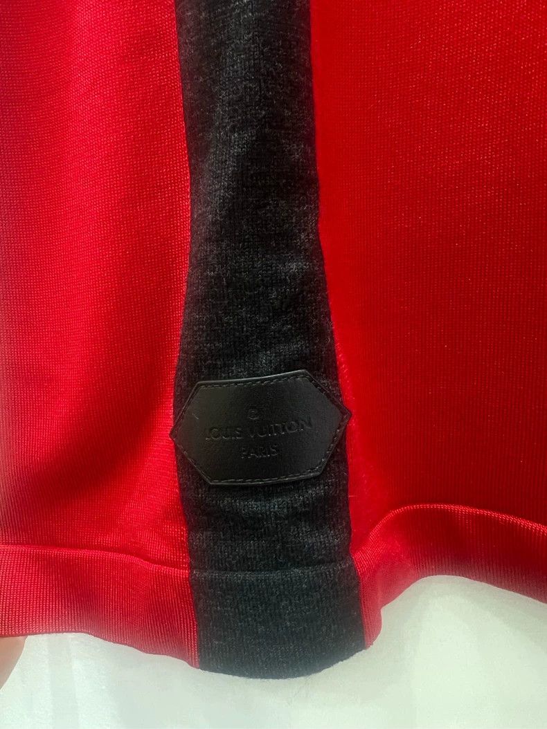 Louis Vuitton Louis Vuitton Red Silk Wool Dress M Size M / US 6-8 / IT 42-44 - 6 Thumbnail
