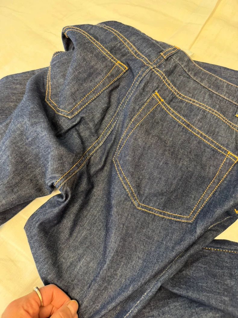 The Row ROW Size 2 Soft Denim Micro Flare Jeans Size US 26 / EU 42 - 9 Thumbnail