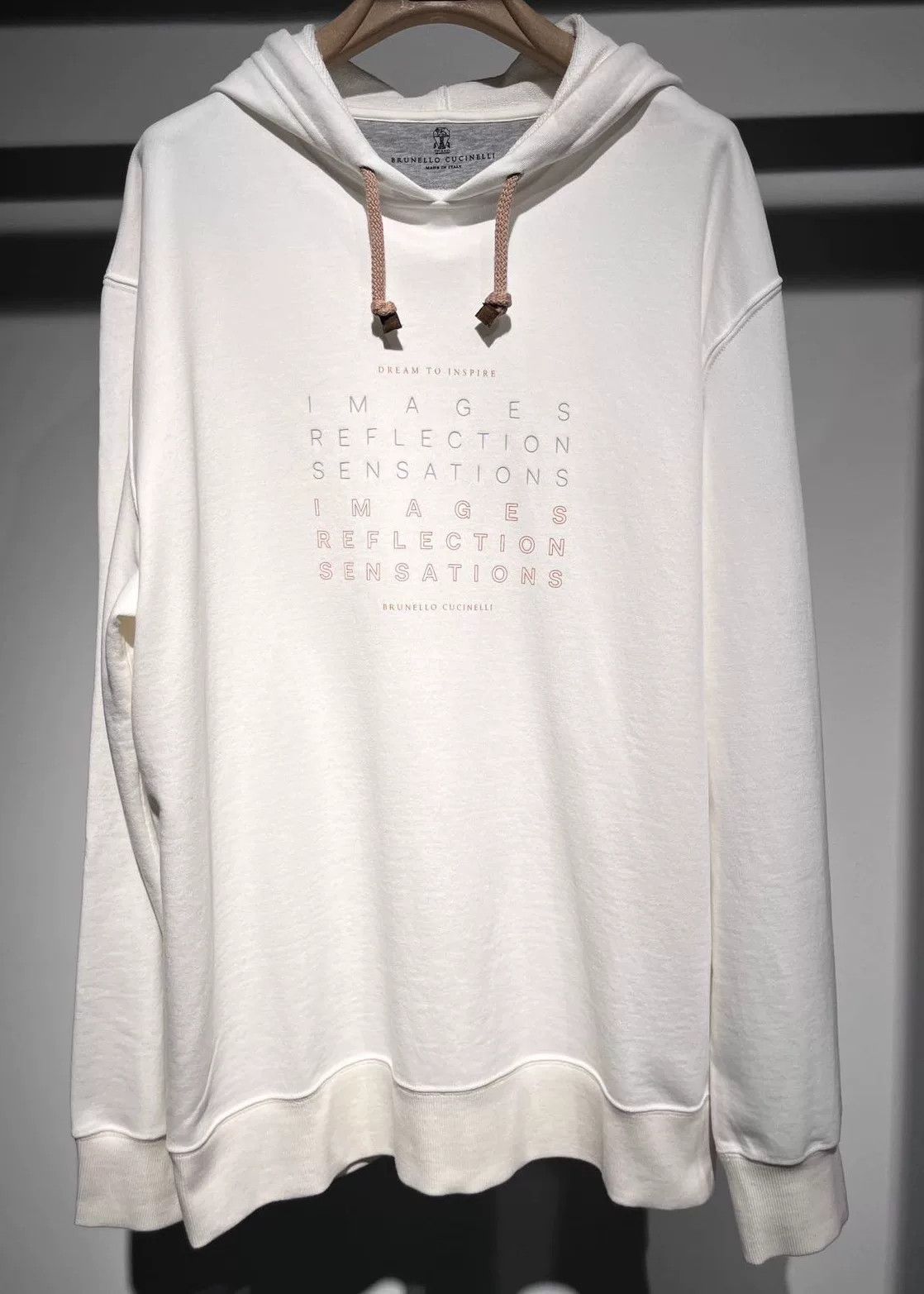 Brunello Cucinelli Brunello Cucinelli White Hoodie Sweatshirt Size US S / EU 44-46 / 1 - 2 Thumbnail