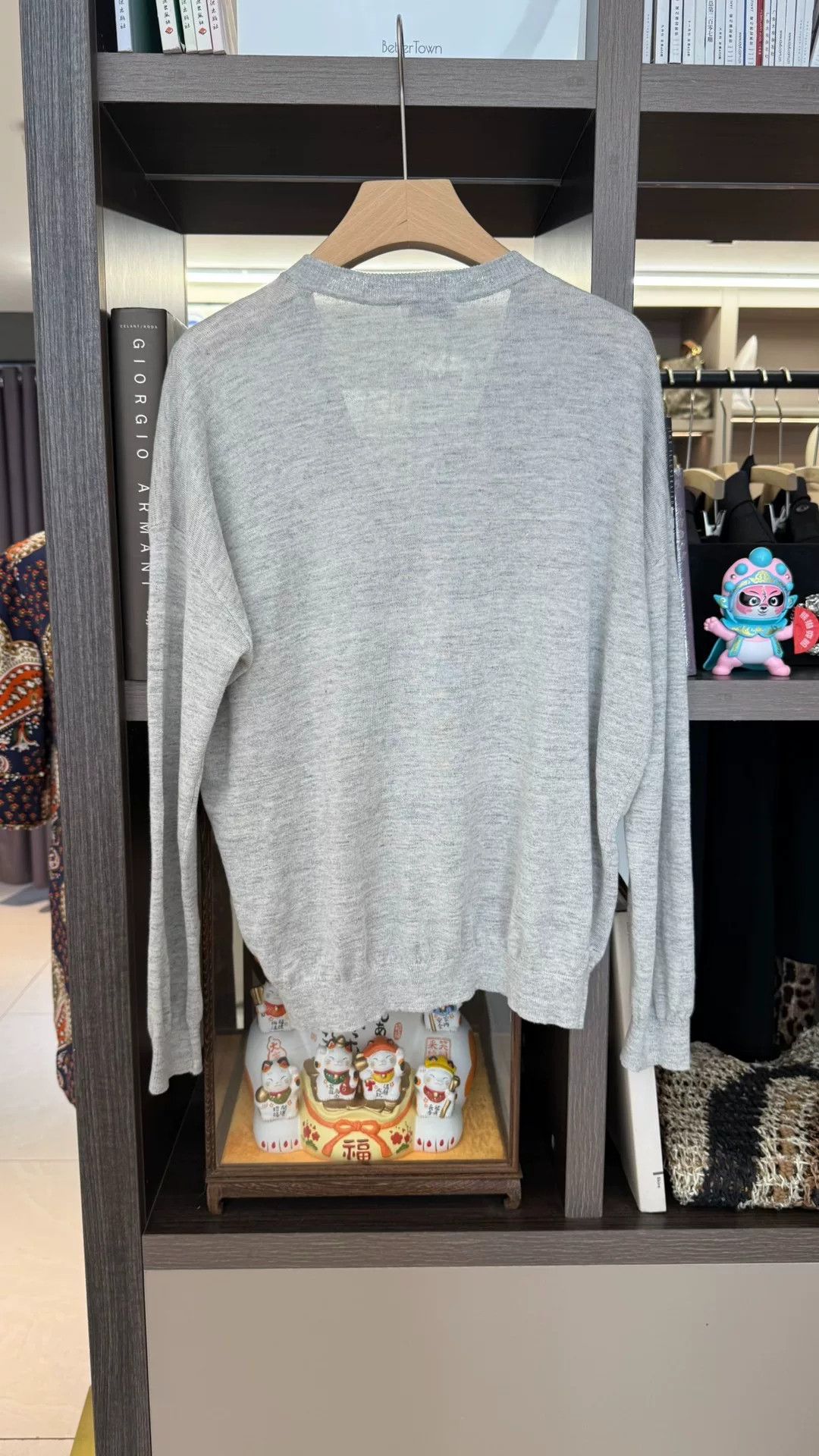 Brunello Cucinelli Brunello Cucinelli Gray Beaded Linen Top XS Size US XS / EU 42 / 0 - 2 Thumbnail