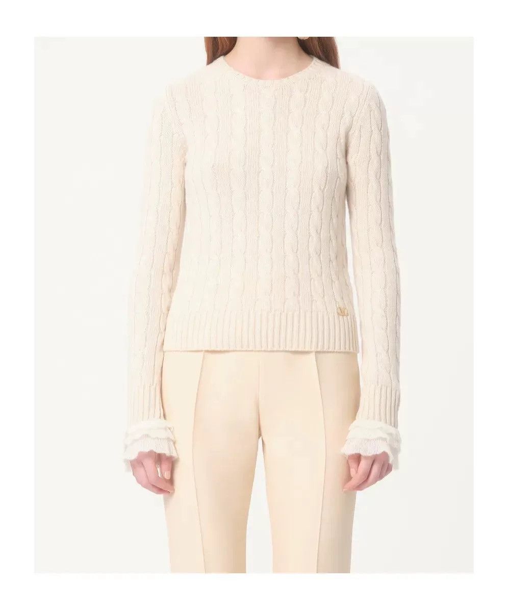 Valentino Valentino Cashmere Long Sleeve Knit Top Size US S / EU 44-46 / 1 - 7 Thumbnail