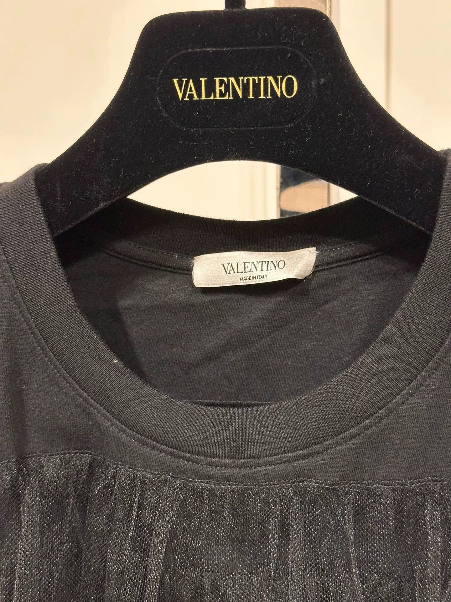 Valentino Valentino Black T-Shirt Size S Size US S / EU 44-46 / 1 - 2 Thumbnail